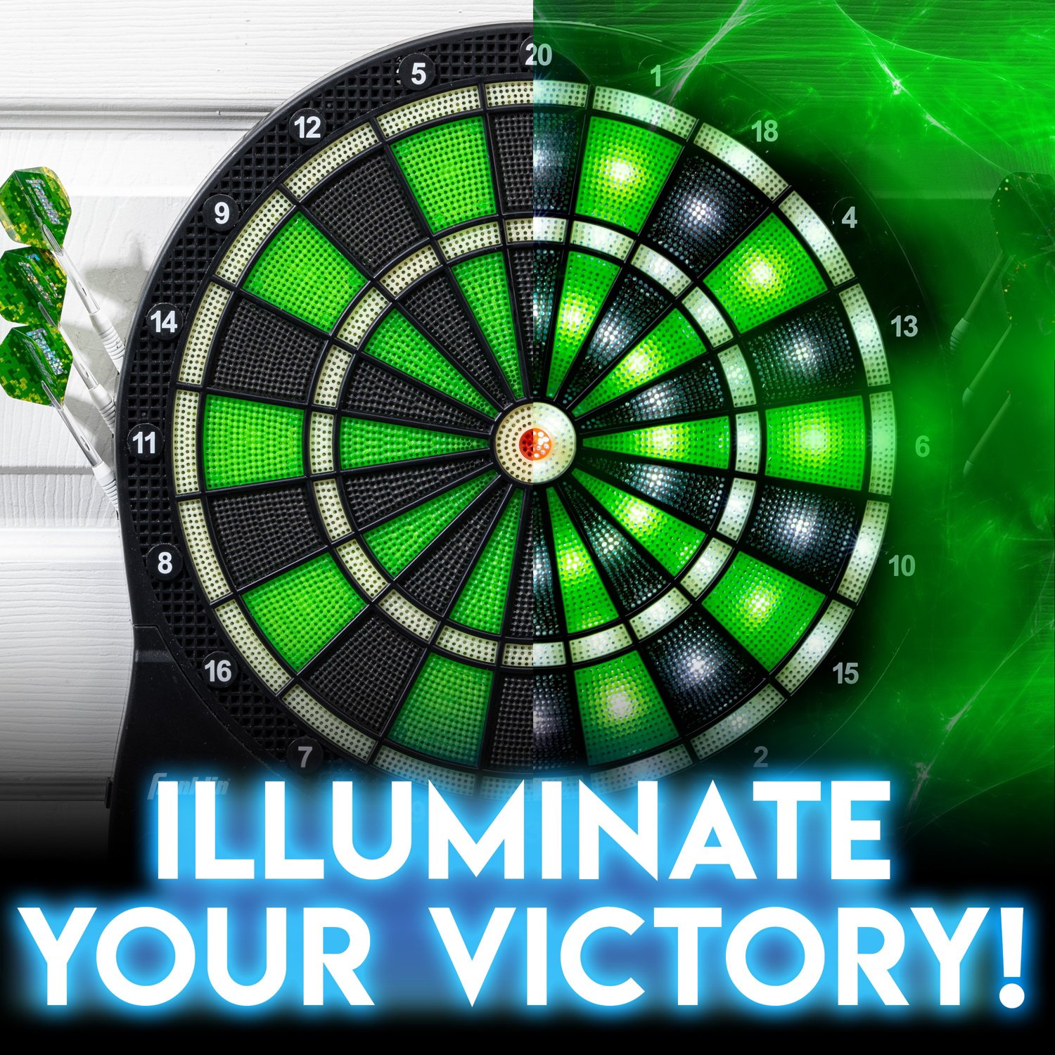 Franklin Light-Up Electronic Dart Board Set                                                                                      - view number 4