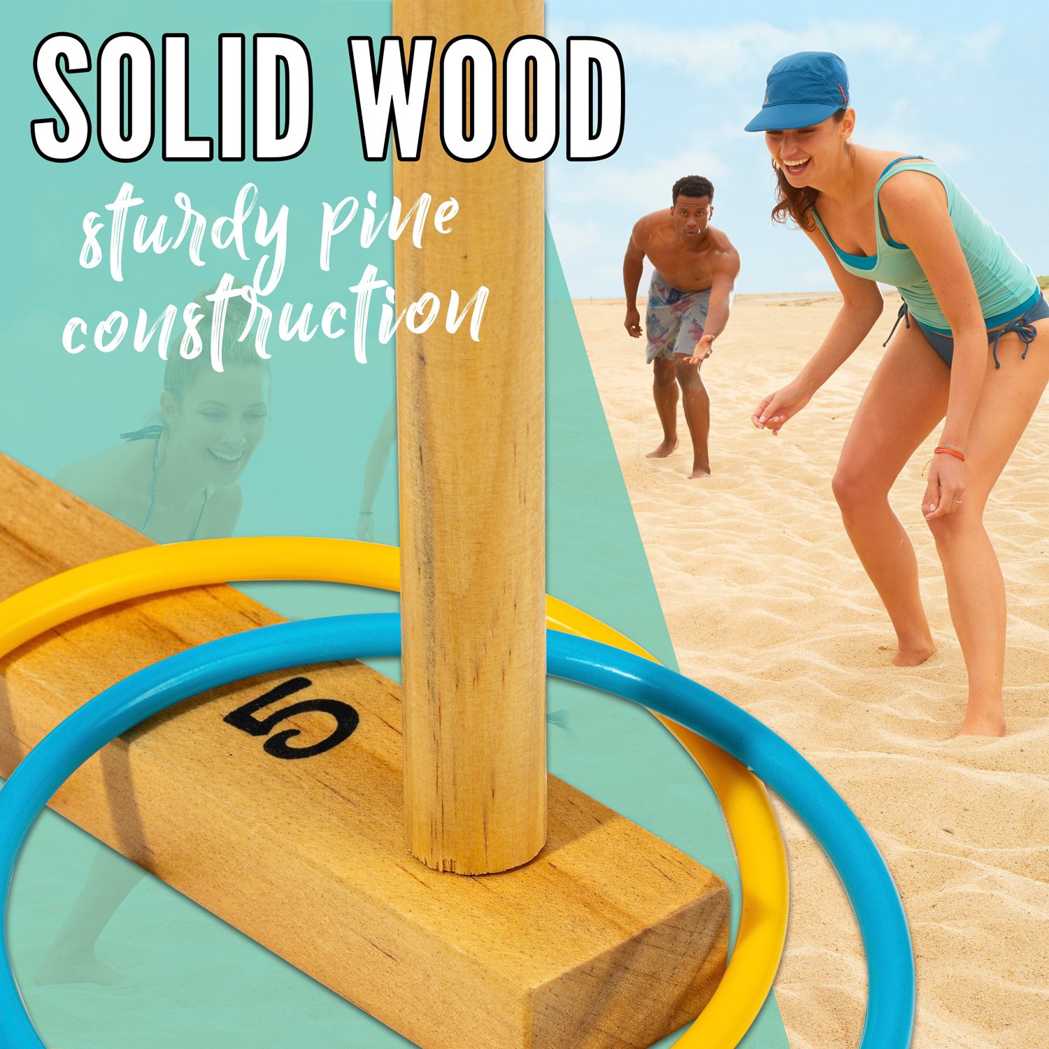 Franklin Wooden Ring Toss Game - view number 5