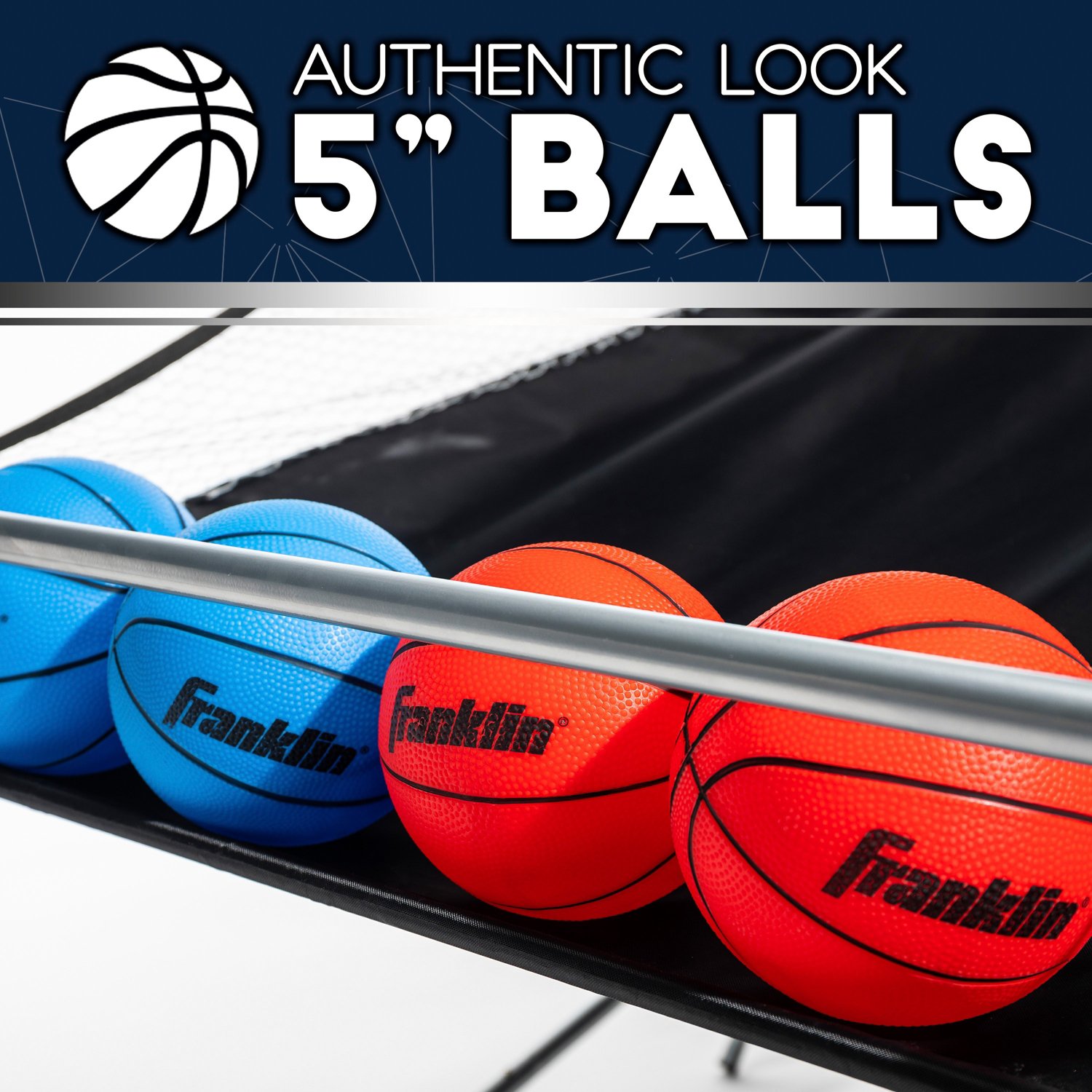 Franklin Dual Hoops Rebound Pro Arcade Basketball Game Academy