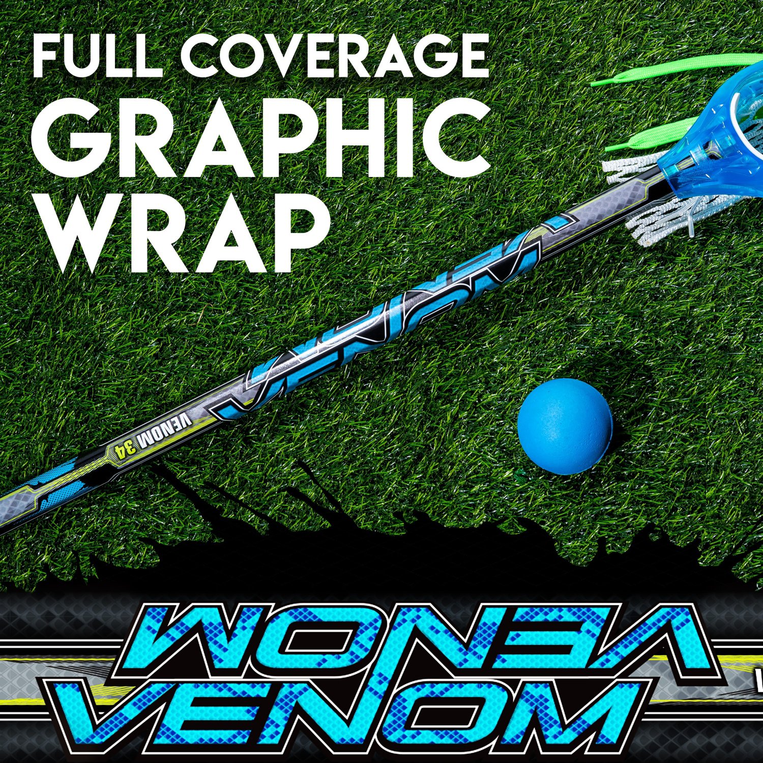 Franklin Kids' Mini Lacrosse Stick and Ball Set Academy