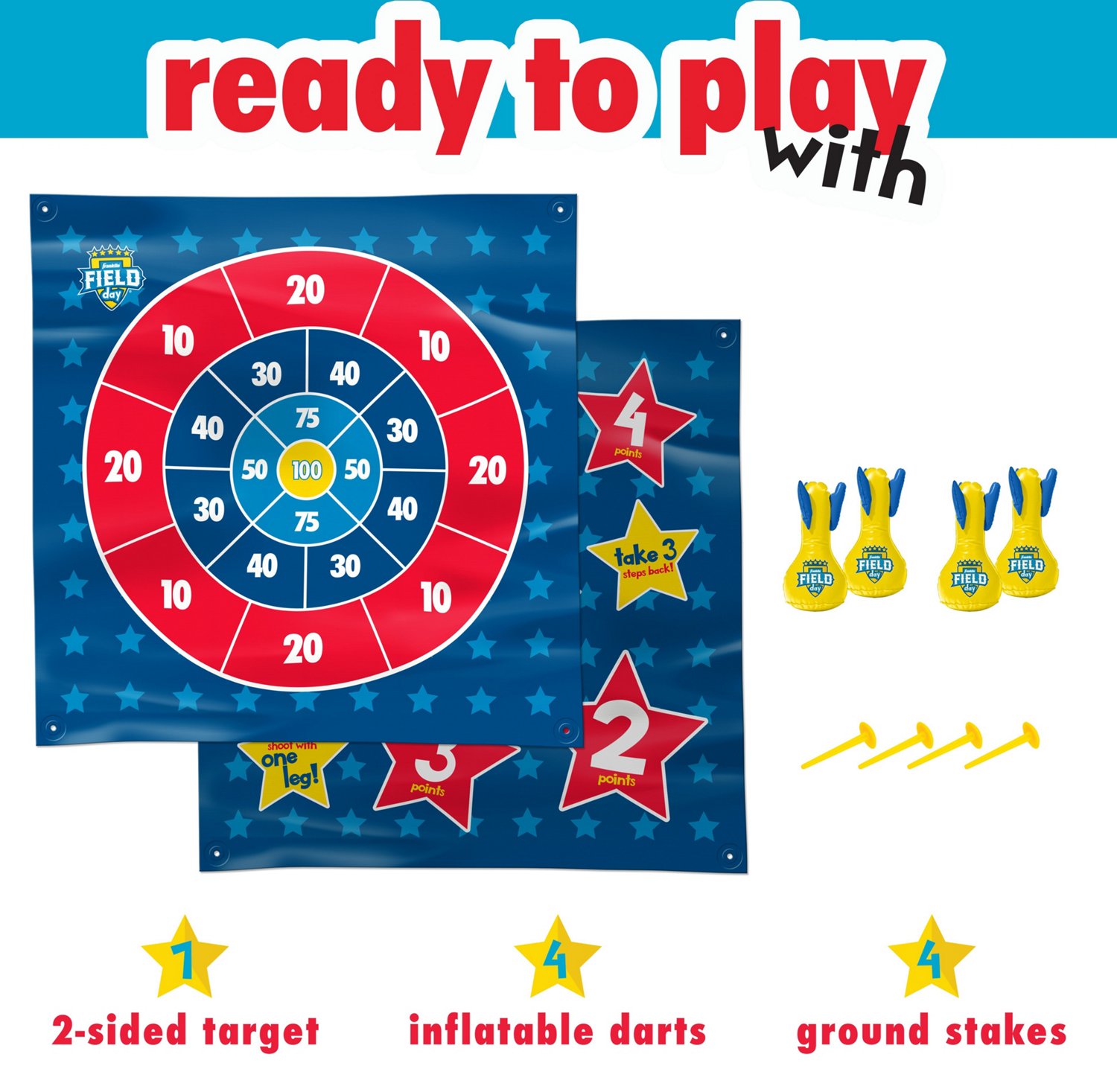 Franklin Kids' Toss N' Flip Darts Game                                                                                           - view number 2