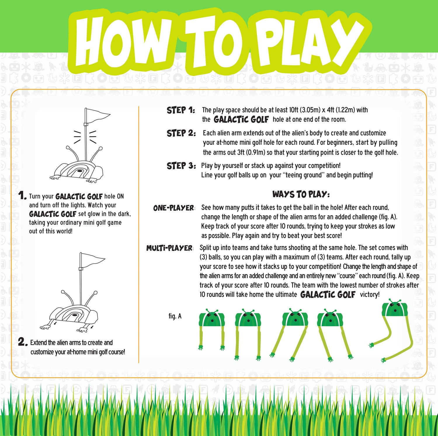 Franklin Kids' Galactic Golf Mini Golf Set - view number 8