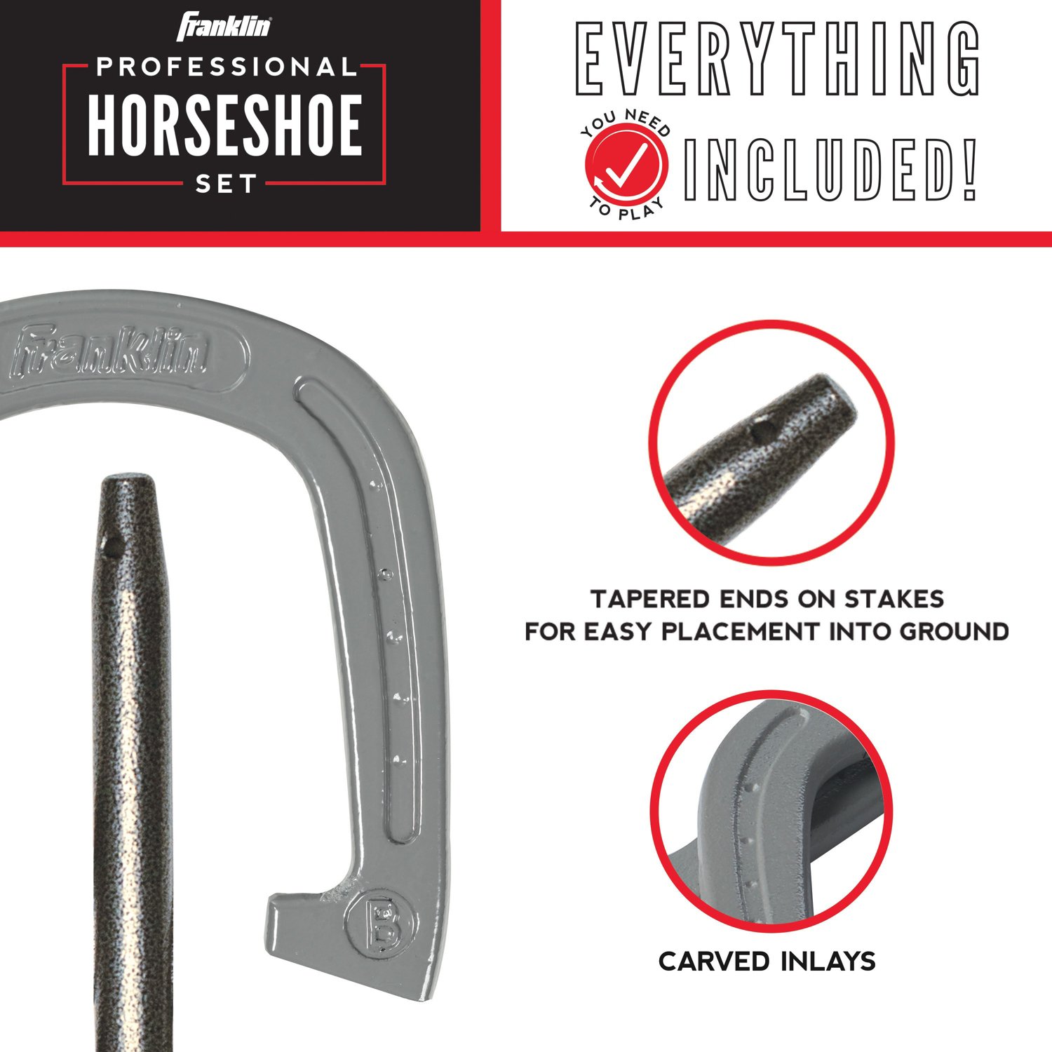 Franklin Advanced Horseshoe Game Set                                                                                             - view number 3