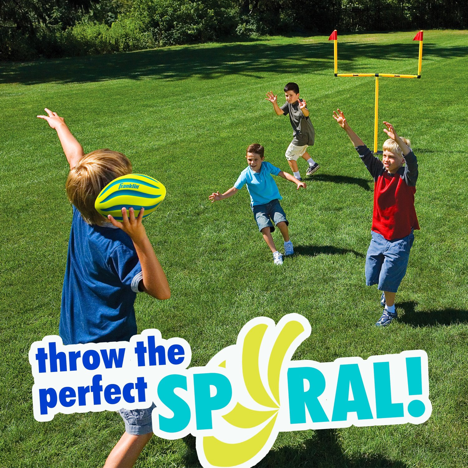 Franklin 9 in Spiral Foam Football                                                                                               - view number 5
