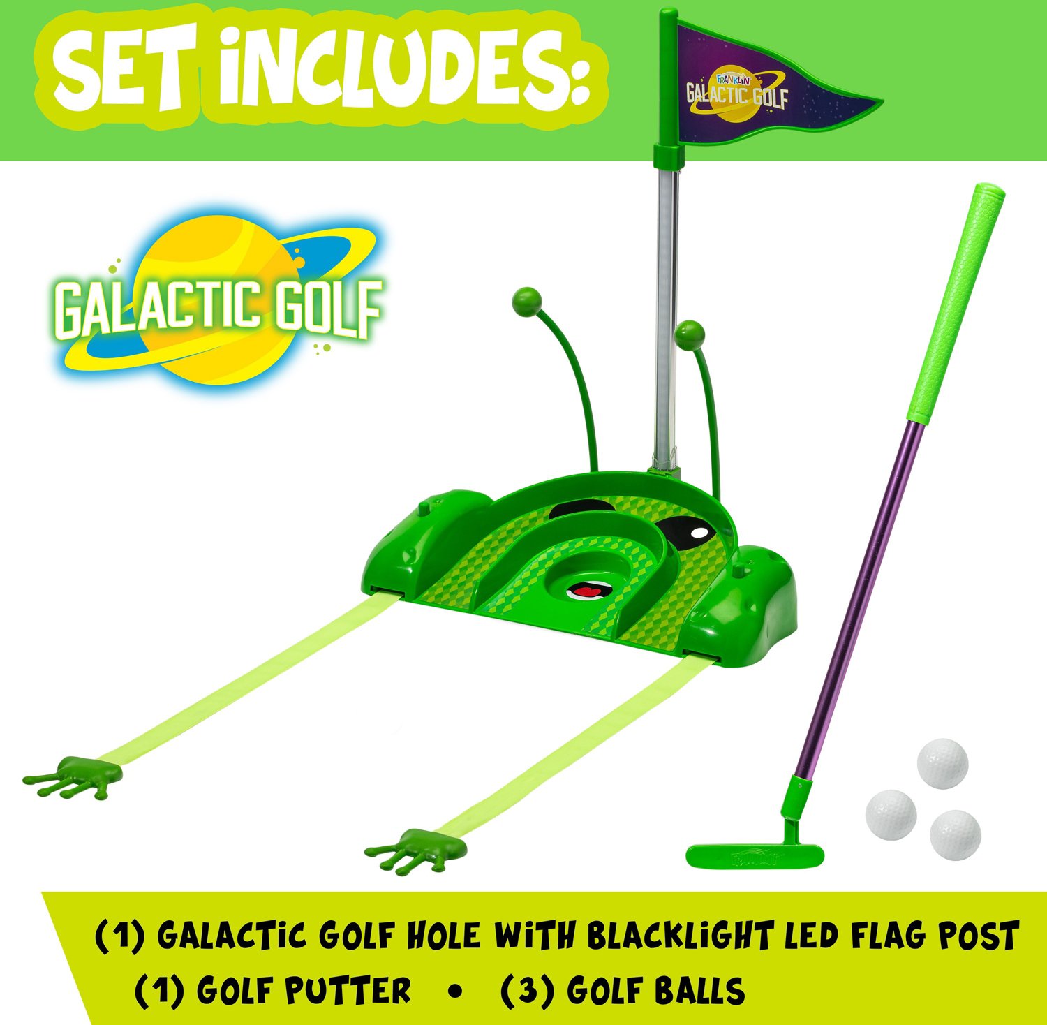 Franklin Kids' Galactic Golf Mini Golf Set - view number 3