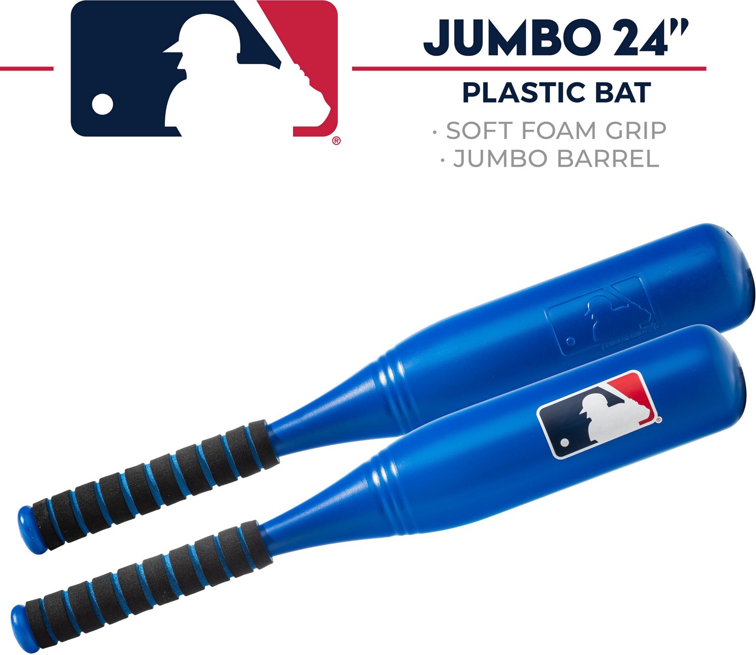 Franklin Kids' MLB Jumbo Plastic Baseball Bat Academy