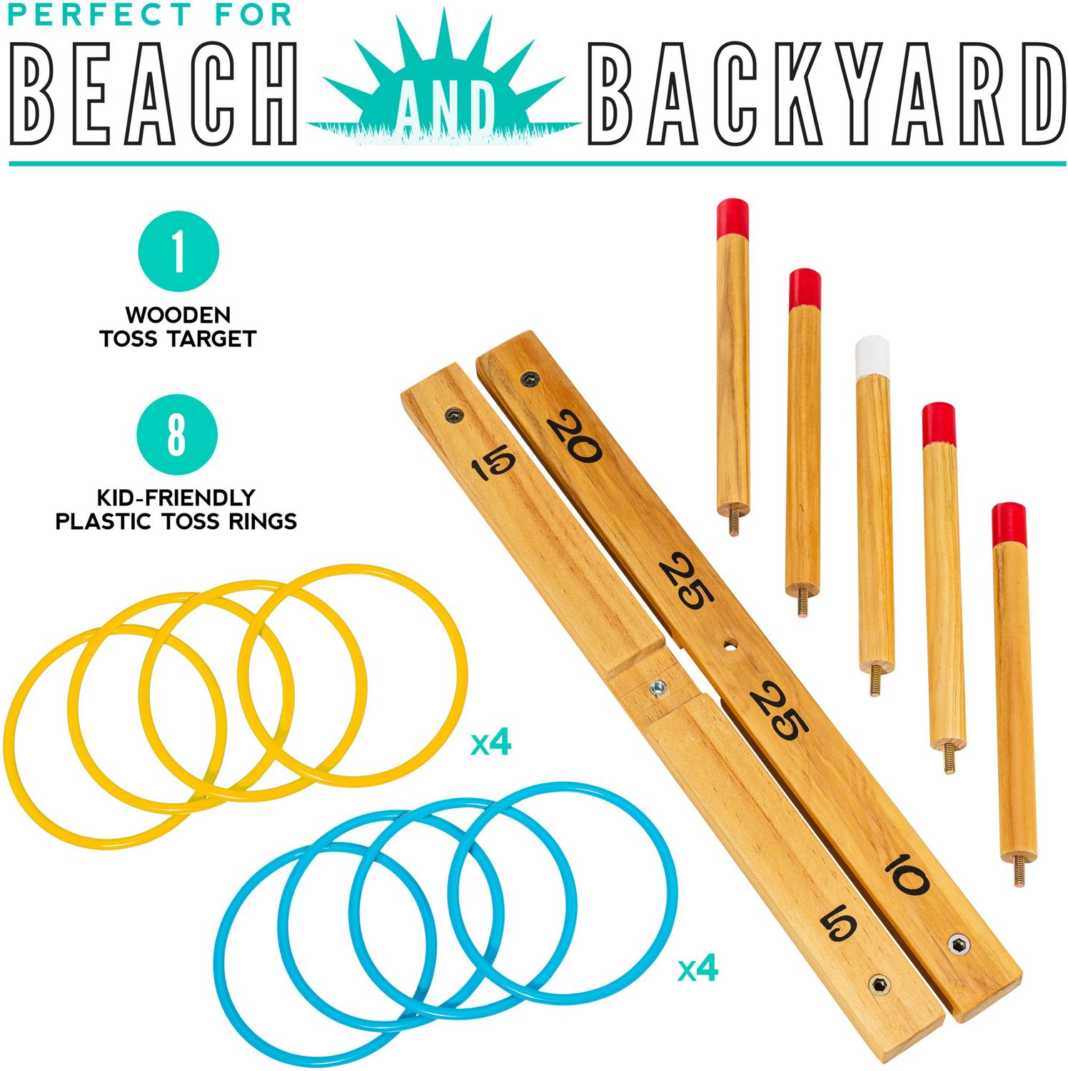 Franklin Wooden Ring Toss Game - view number 2