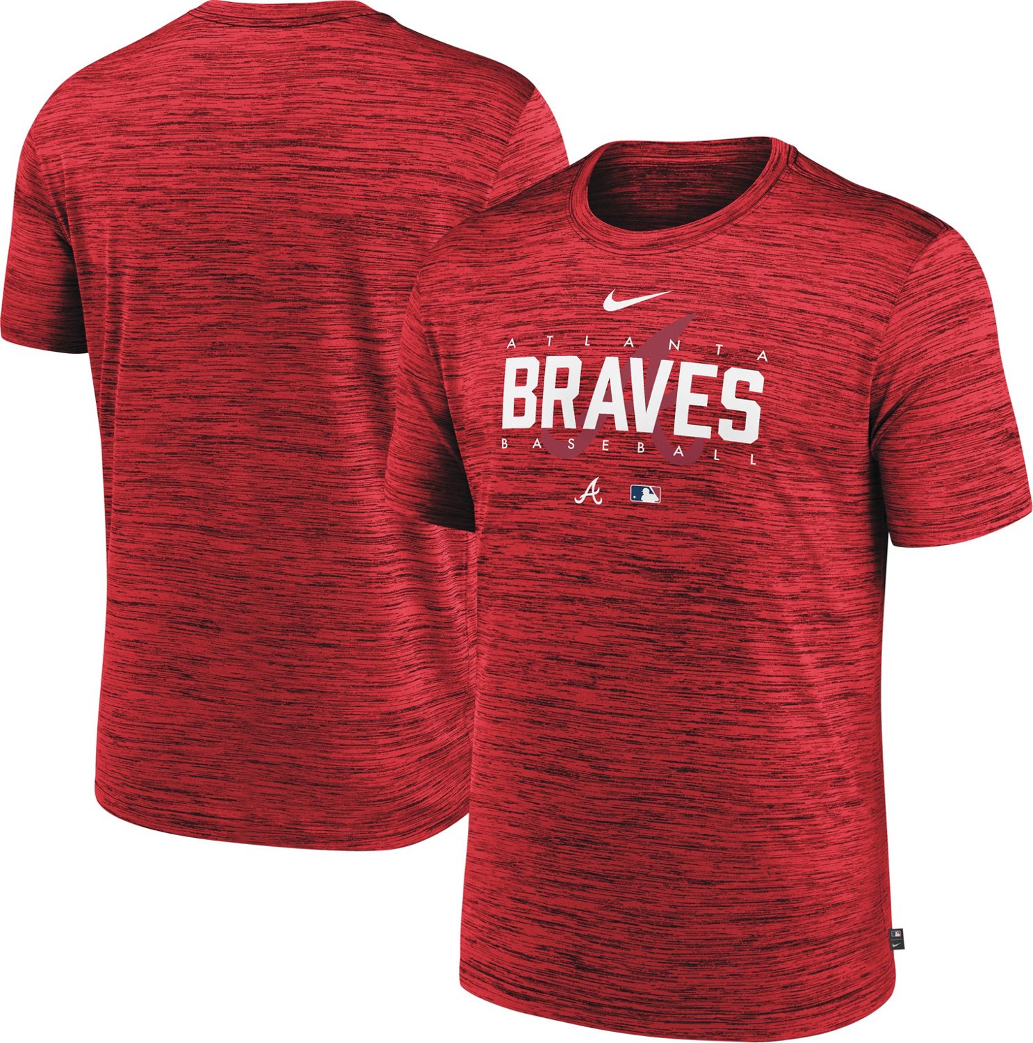 Nike Men's Atlanta Braves Authentic Collection Dri-FIT Velocity Practice T- shirt