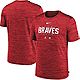 Nike Men's Atlanta Braves Authentic Collection Dri-FIT Velocity Practice T-shirt                                                 - view number 3