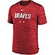 Nike Men's Atlanta Braves Authentic Collection Dri-FIT Velocity Practice T-shirt                                                 - view number 1 selected