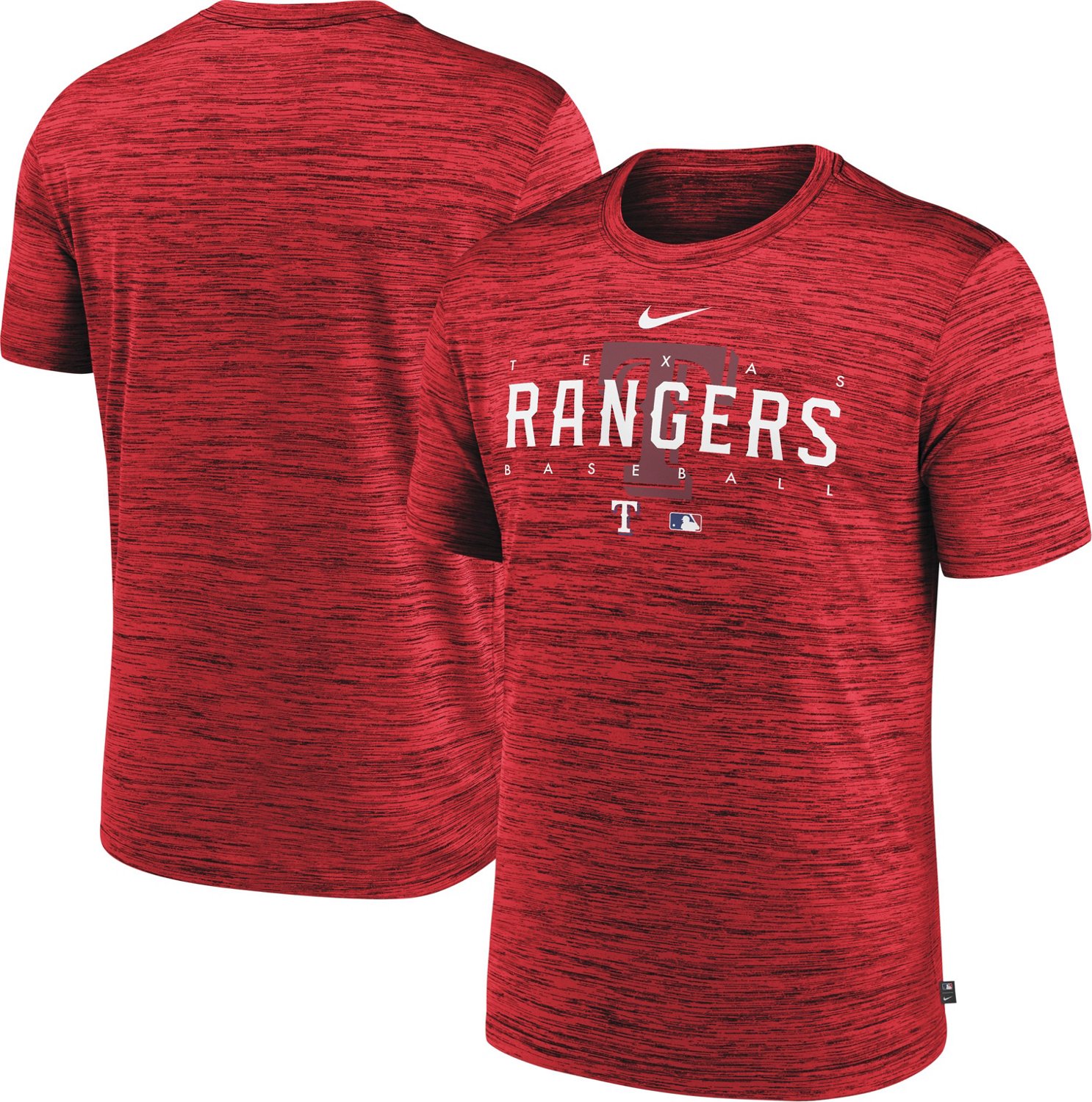 Nike Texas Rangers Blue Authentic Short Sleeve T Shirt