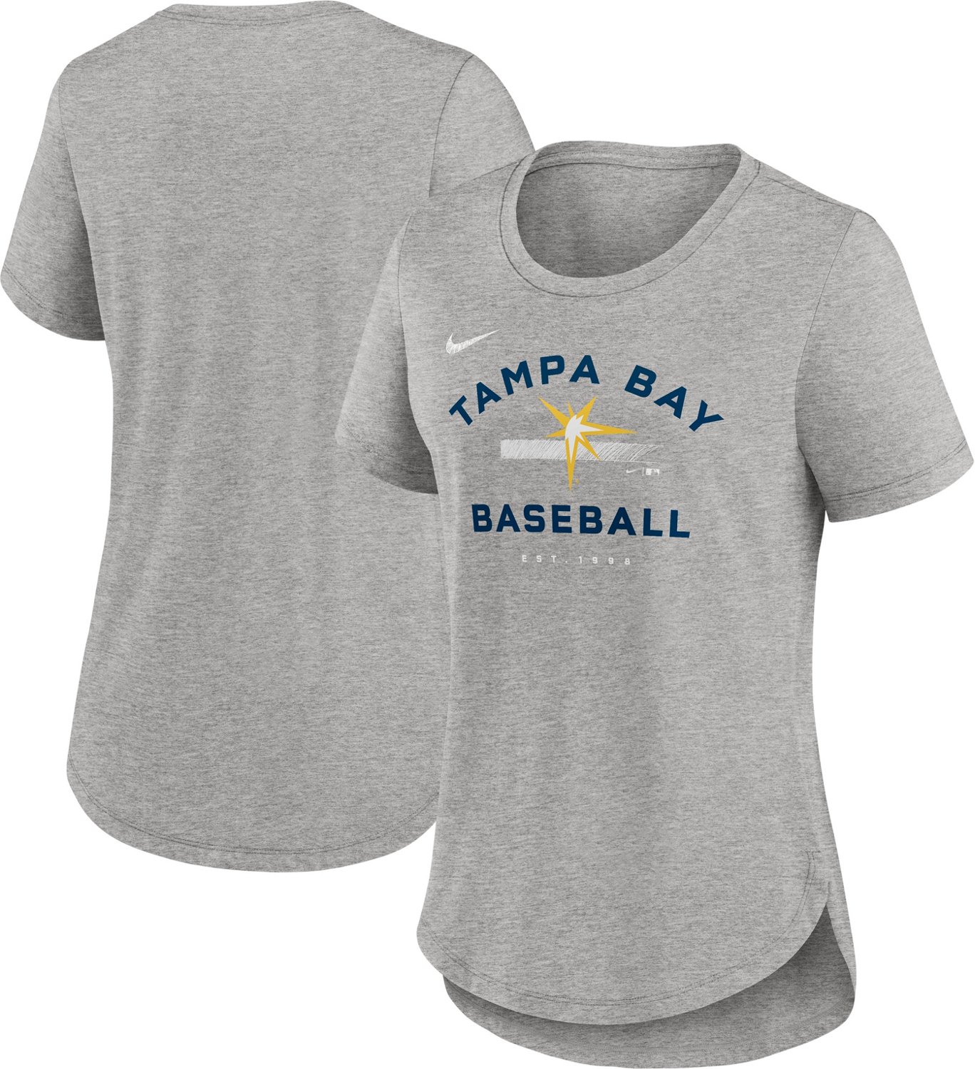  Nike Women's Tampa Bay Rays Hot Prospect Triblend T-shirt - view number 3