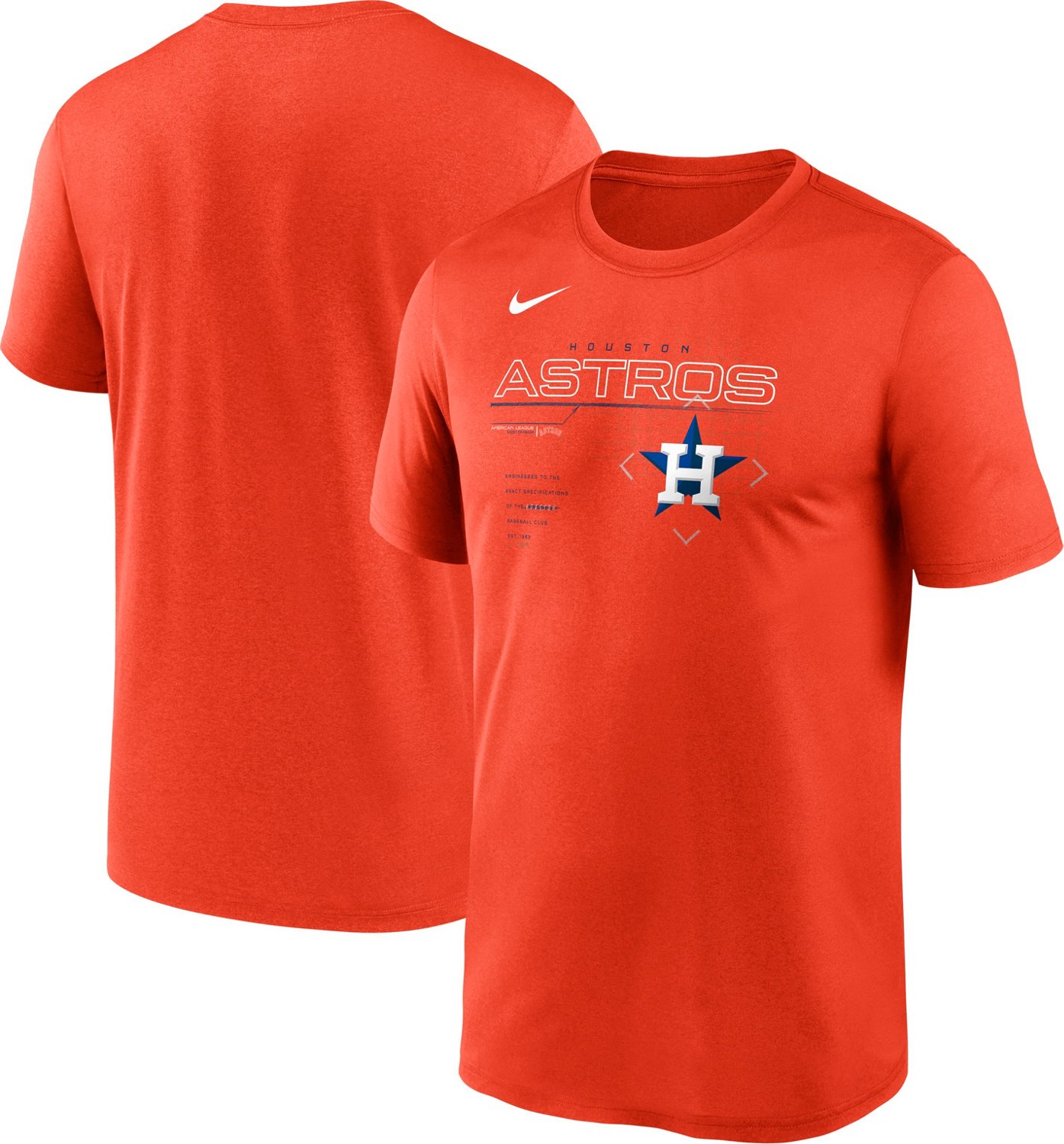 Nike Men's Houston Astros Legend Game Plan T-shirt - view number 3