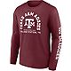 Fanatics Men's Texas A&M University Fundamentals Winning Team Long Sleeve T-shirt                                                - view number 1 selected