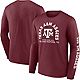 Fanatics Men's Texas A&M University Fundamentals Winning Team Long Sleeve T-shirt                                                - view number 3