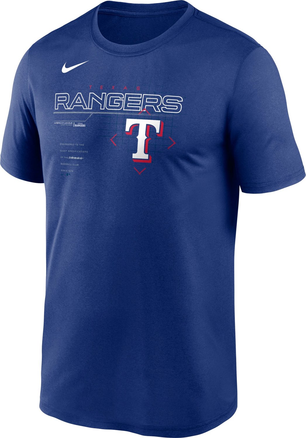 Nike Men's Texas Rangers Legend Game Plan T-shirt | Academy