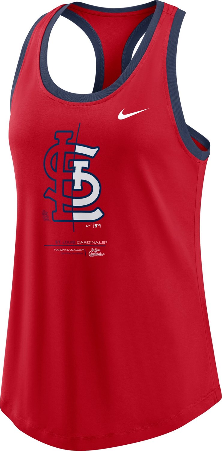 Women's Red St. Louis Cardinals Plus Size Scoop Neck Racerback Tank Top