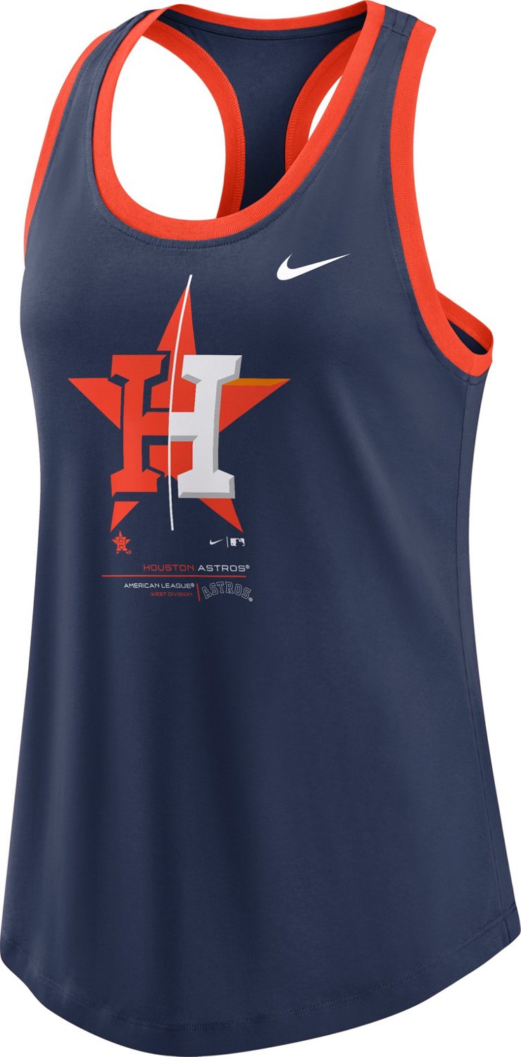 Nike Women's Houston Astros Muscle Play Tank Top Academy