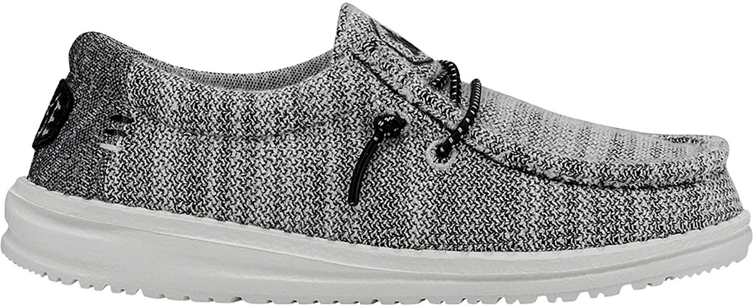 HEYDUDE Boys' Yin Yang Wally Stretch SlipOn Shoes Academy