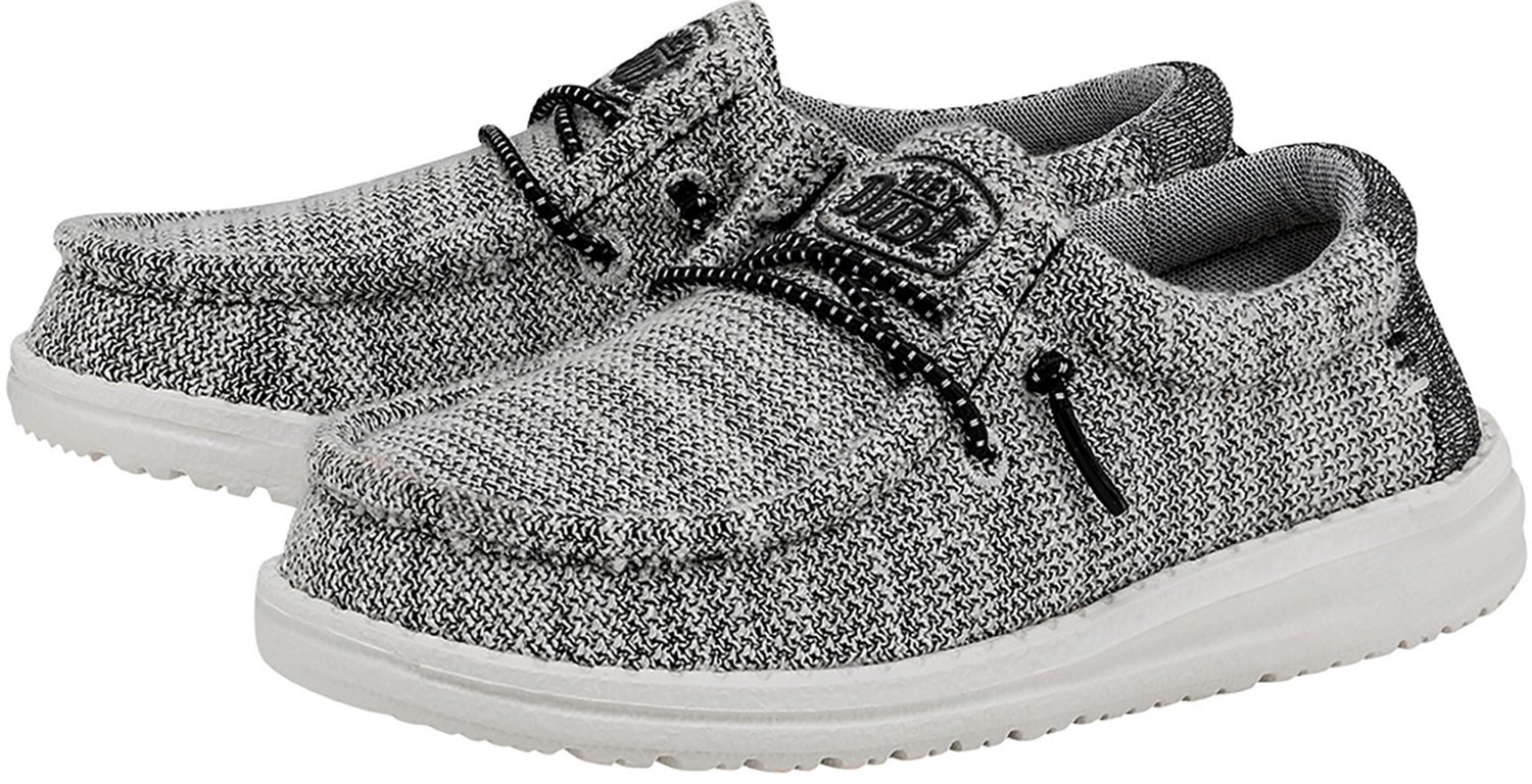 HEYDUDE Boys' Yin Yang Wally Stretch SlipOn Shoes Academy