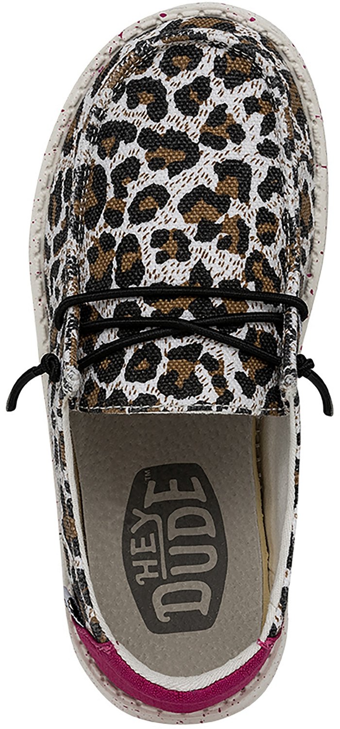 HEYDUDE Kids' Wendy Cat Cheetah Slip-On Shoes                                                                                    - view number 7