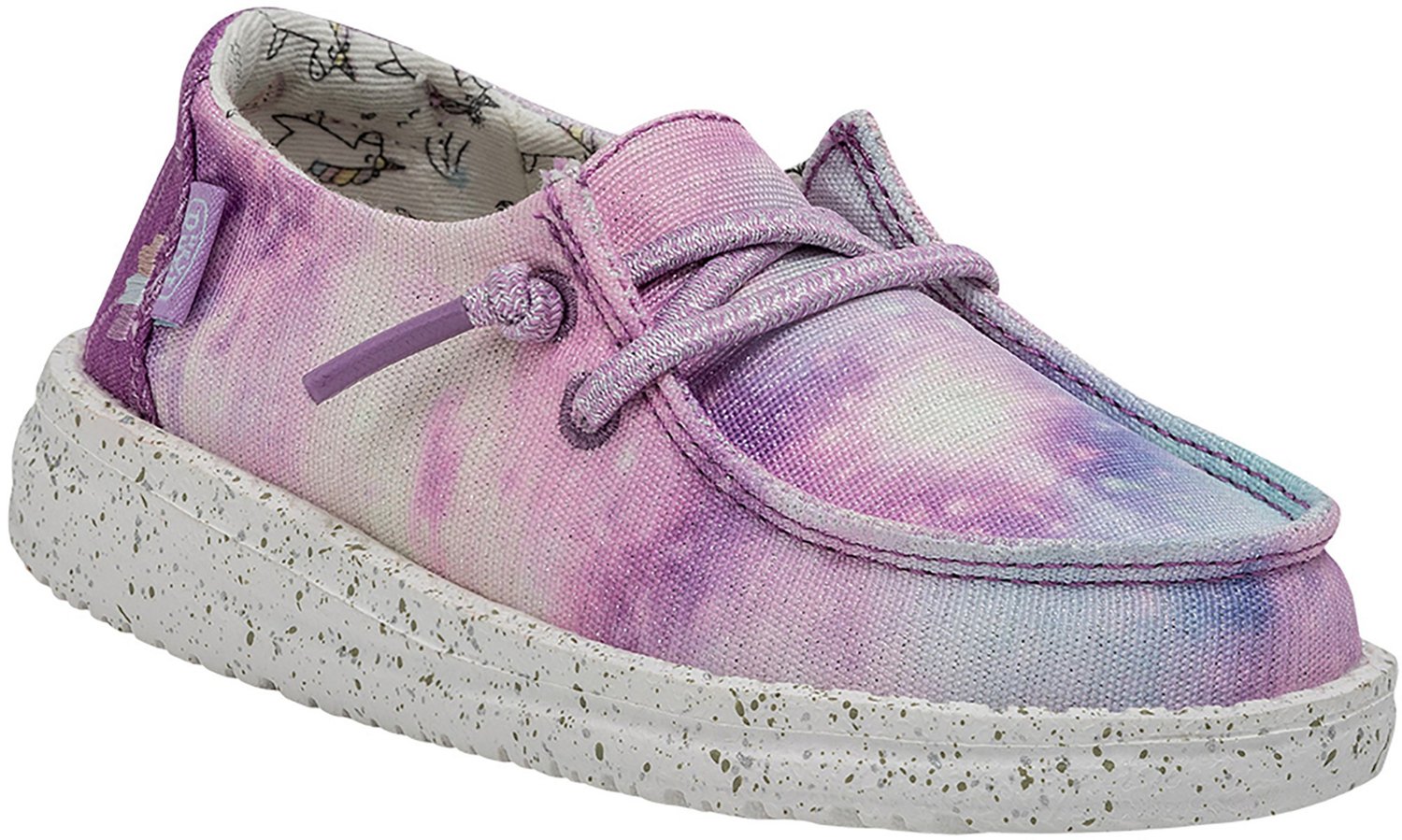 HEYDUDE Toddler Girls' Dreamer Unicorn Wendy Slip-On Shoes                                                                       - view number 5