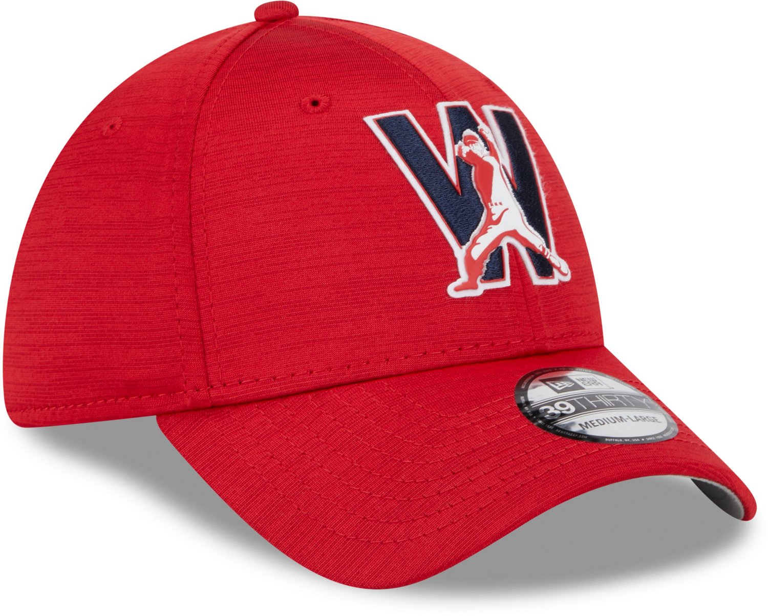 New Era Men's Washington Nationals MLB Clubhouse 39THIRTY Cap - view number 3