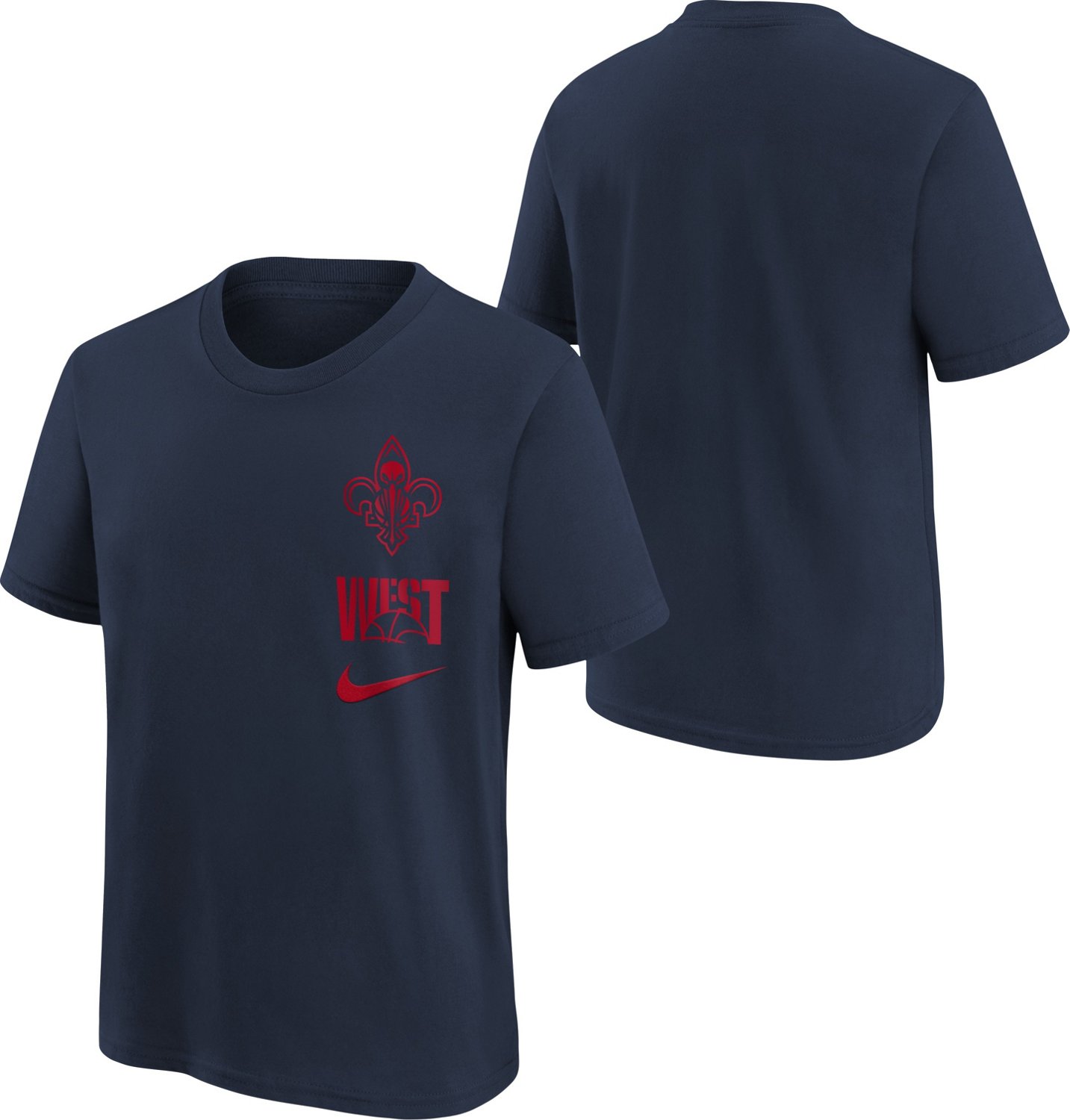 Nike Boys' New Orleans Pelicans Essential VS Block Graphic T-shirt  - view number 3