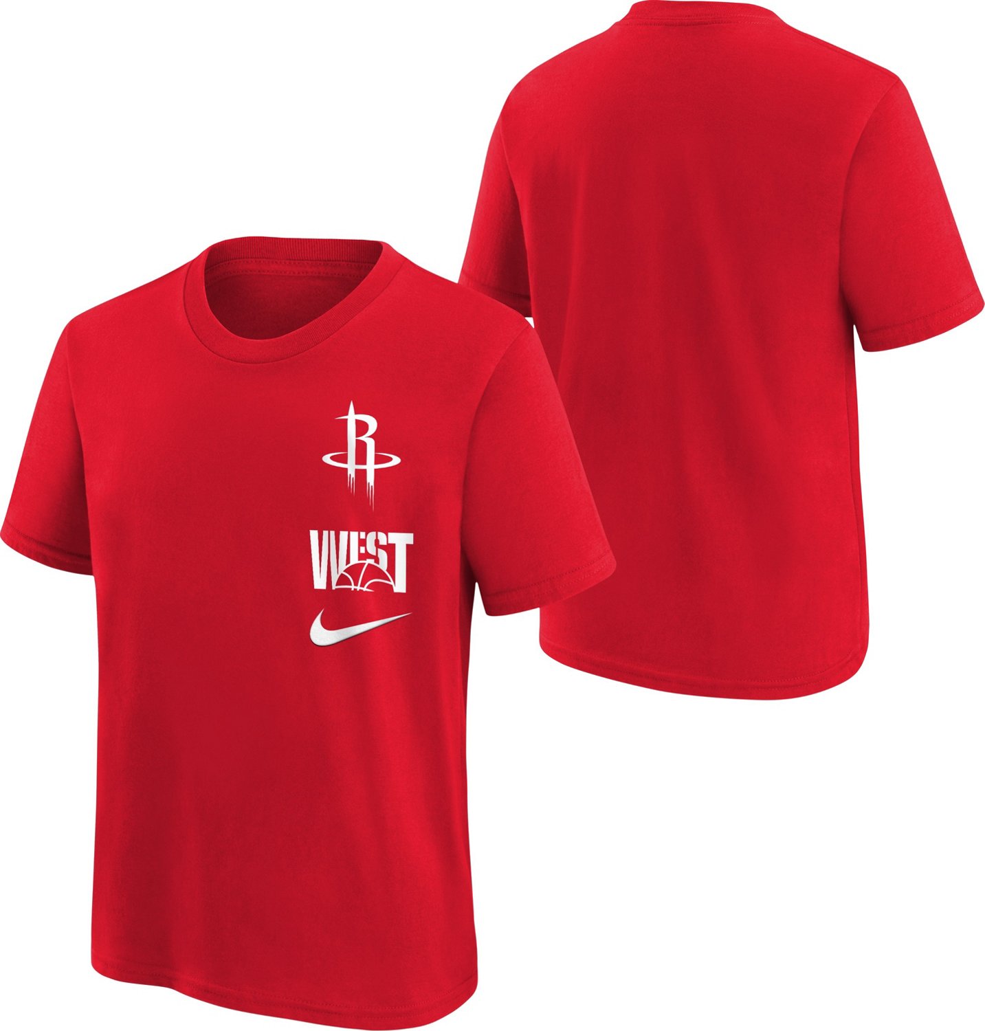 Nike Boys' Houston Rockets Essential VS Block Graphic T-shirt  - view number 3