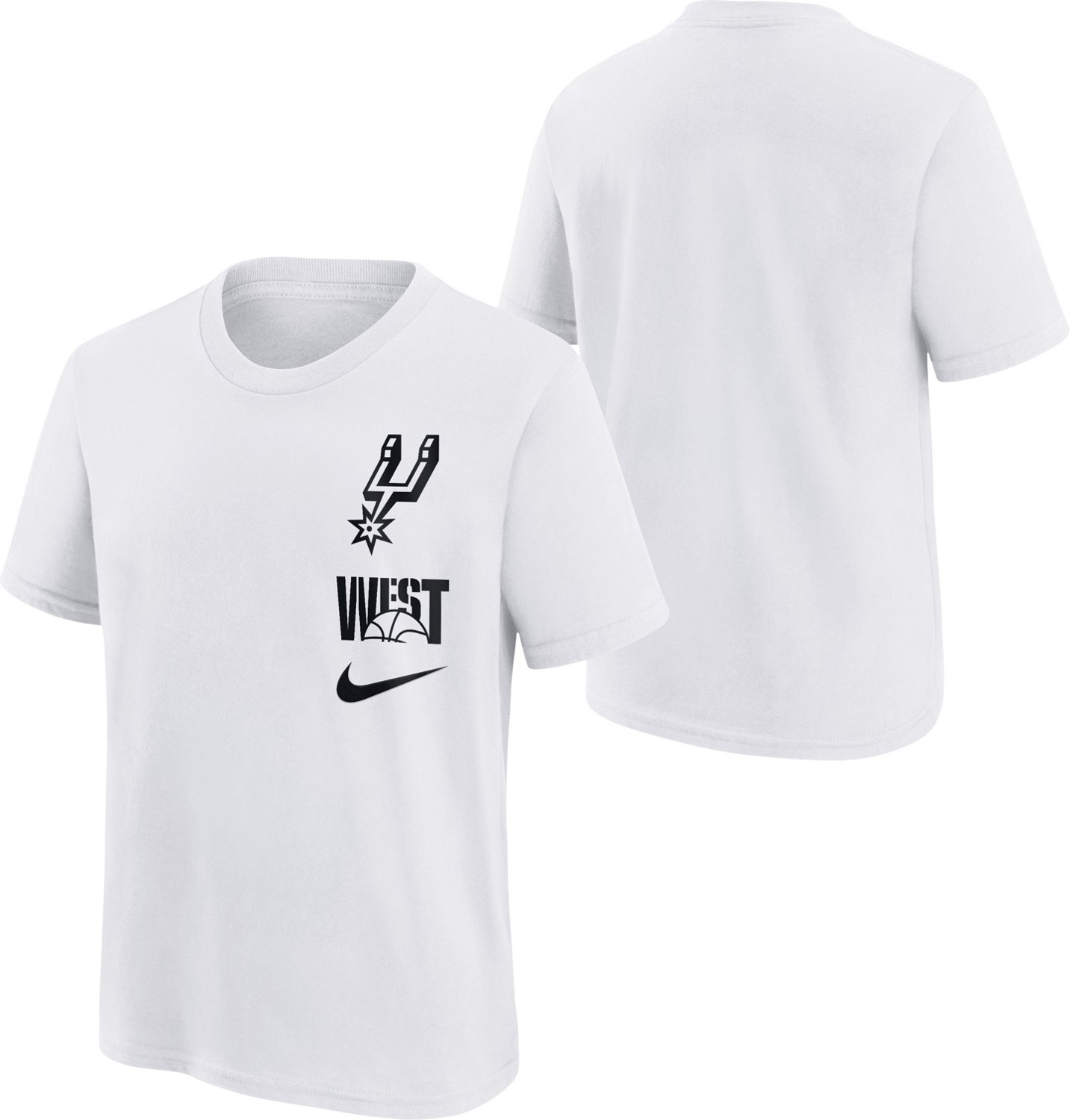 Nike Boys' San Antonio Spurs Essential VS Block Graphic T-shirt  - view number 3
