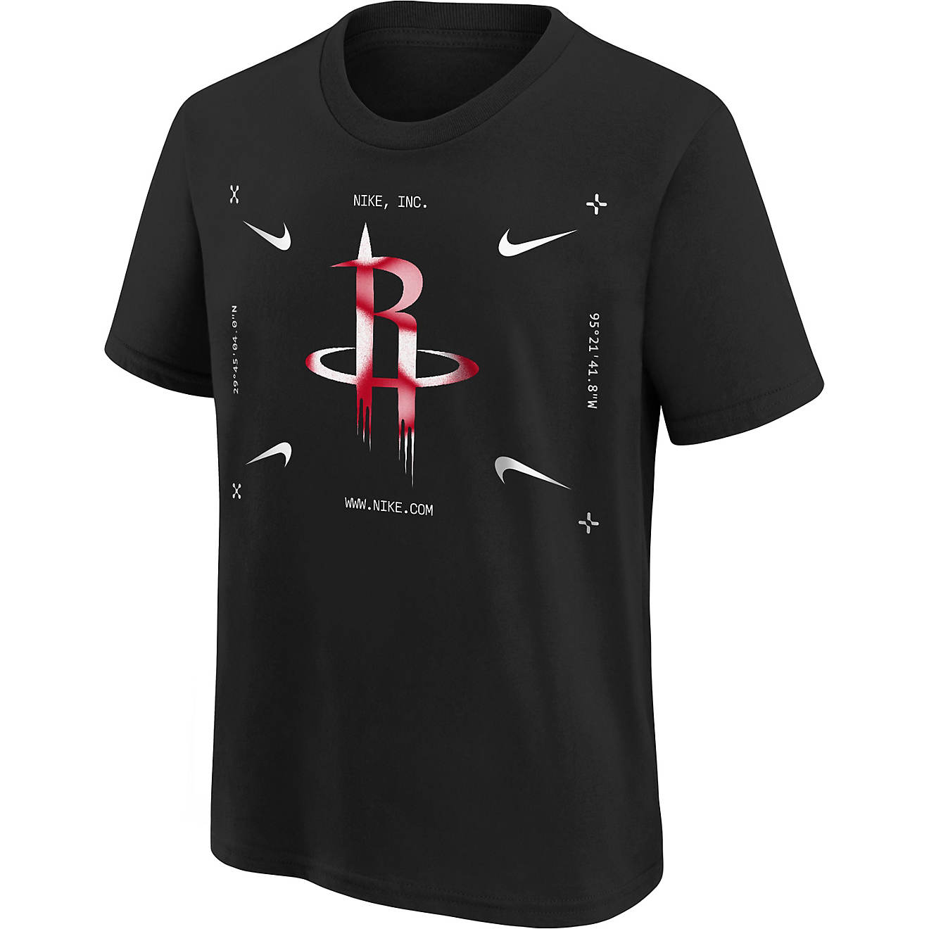 Nike Youth Houston Rockets Essential ATC Logo 2 T-shirt | Academy