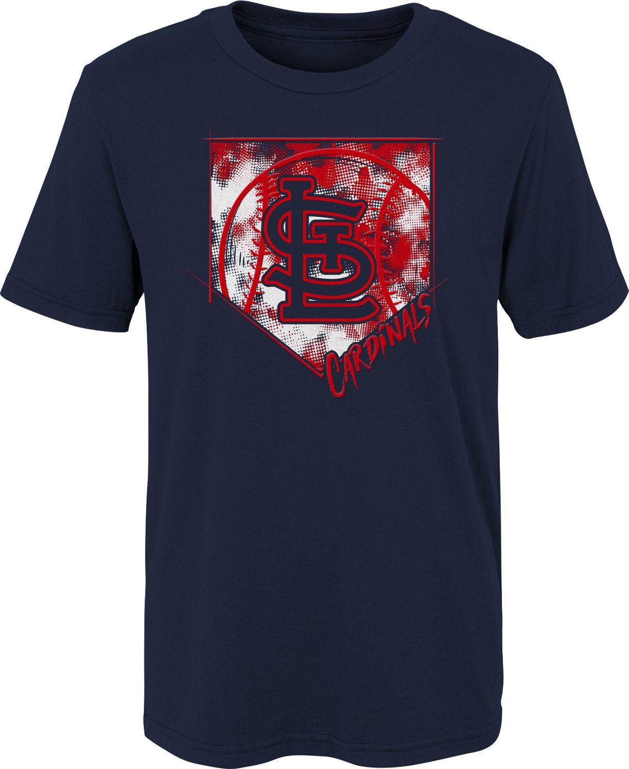 St. Louis Cardinals Youth Stealing Home T-Shirt - Red