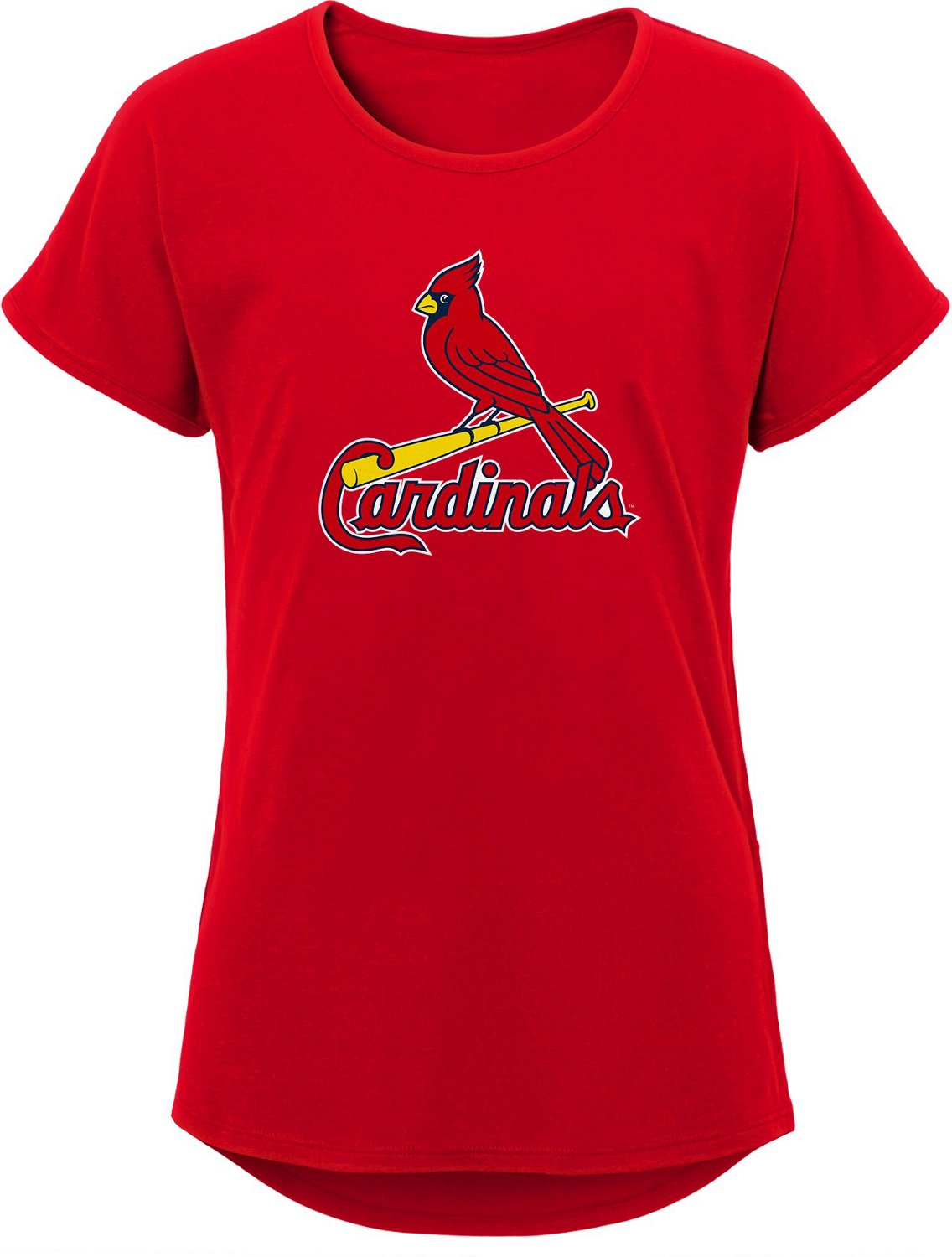 Youth Red St. Louis Cardinals Team Primary Logo T-Shirt