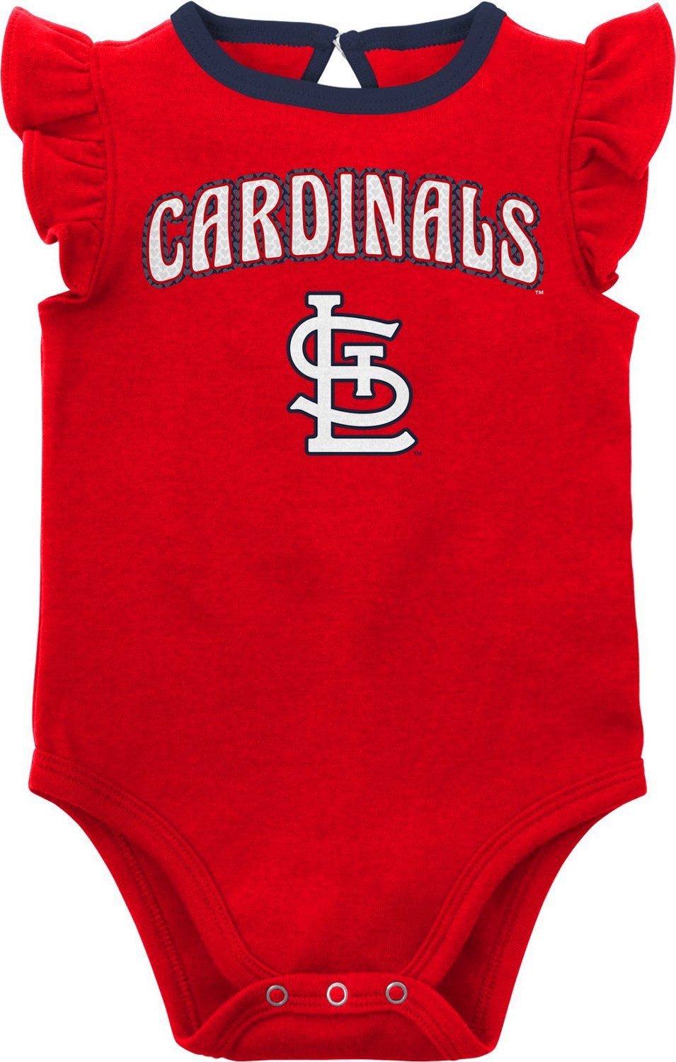 Outerstuff Infant Girls' St. Louis Cardinals Little Fan Creepers 2-Pack