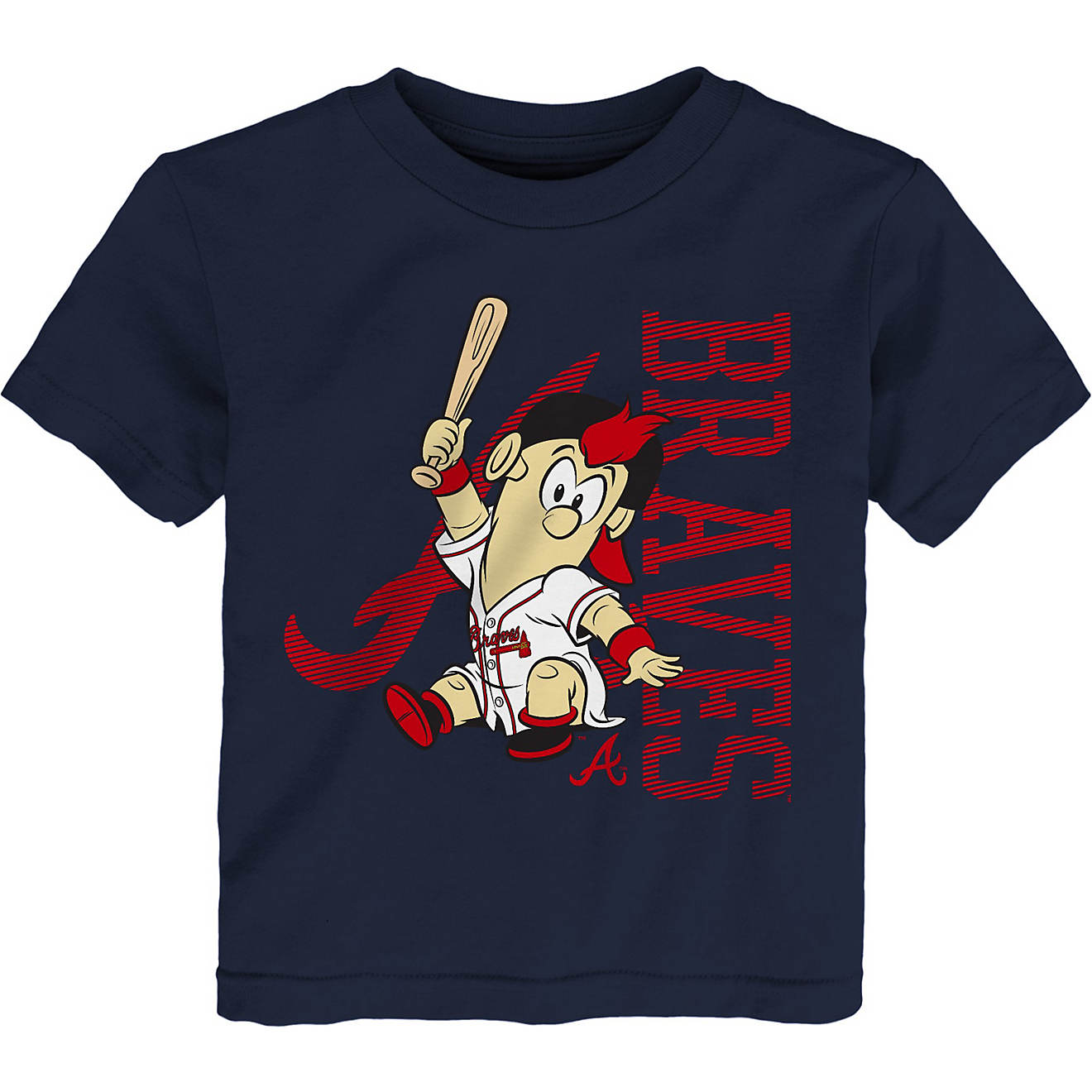 Outerstuff Toddler Boys' Atlanta Braves Baby Mascot 2.0 Graphic T-shirt