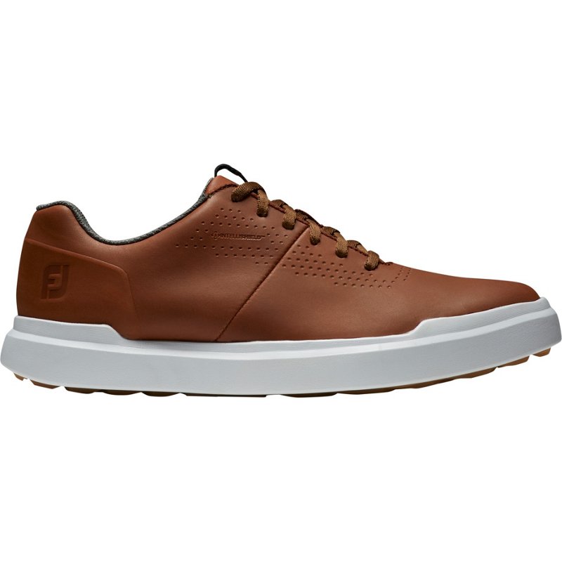 FootJoy Men's Contour Spikeless Golf Shoes Brown, 12 - Mens Golf Shoes at Academy Sports product image