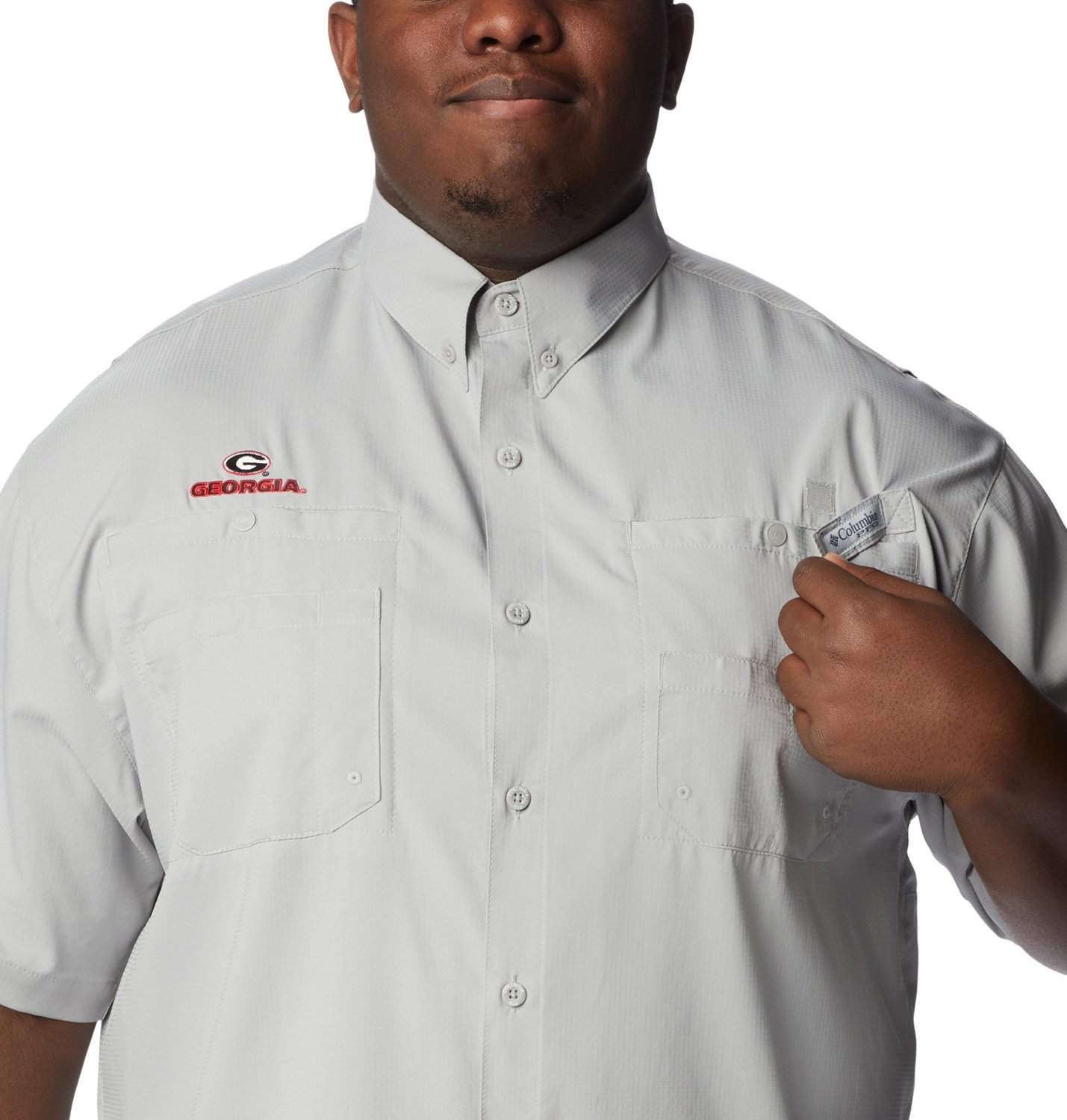 Columbia Sportswear Men's University of Georgia Tamiami Shirt                                                                    - view number 4