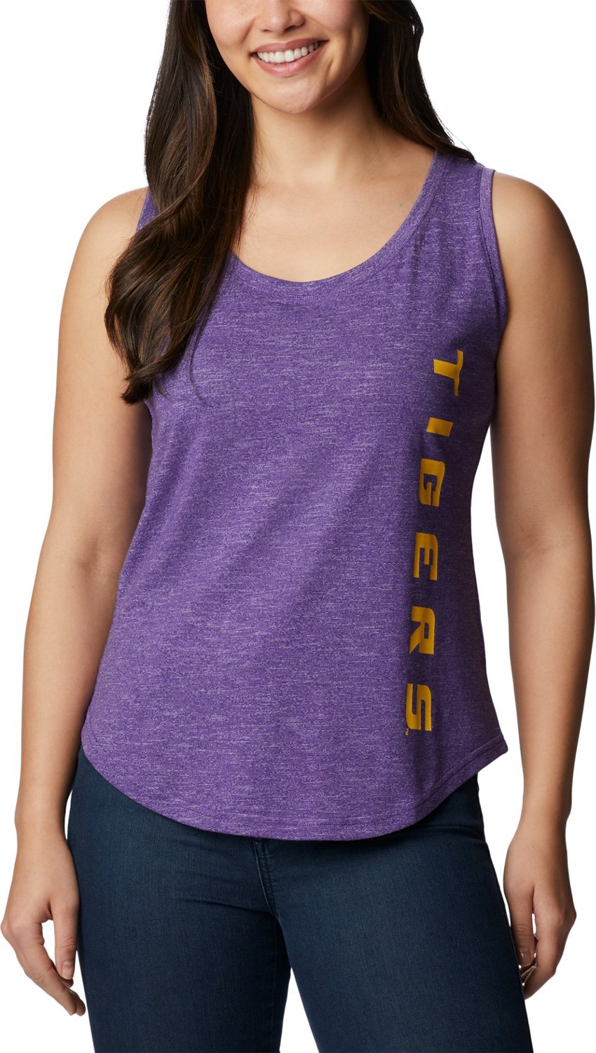Columbia Sportswear Women's Louisiana State University Cades Cape Tank Top