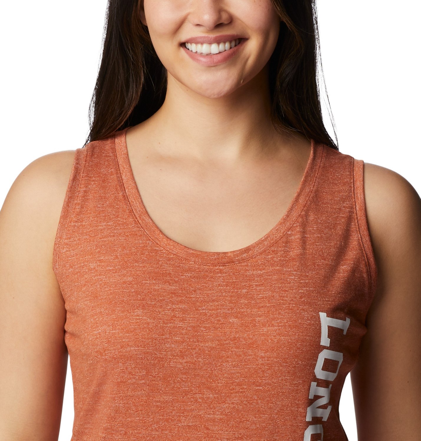 Columbia Sportswear Women's University of Texas Cades Cape Tank Top - view number 4