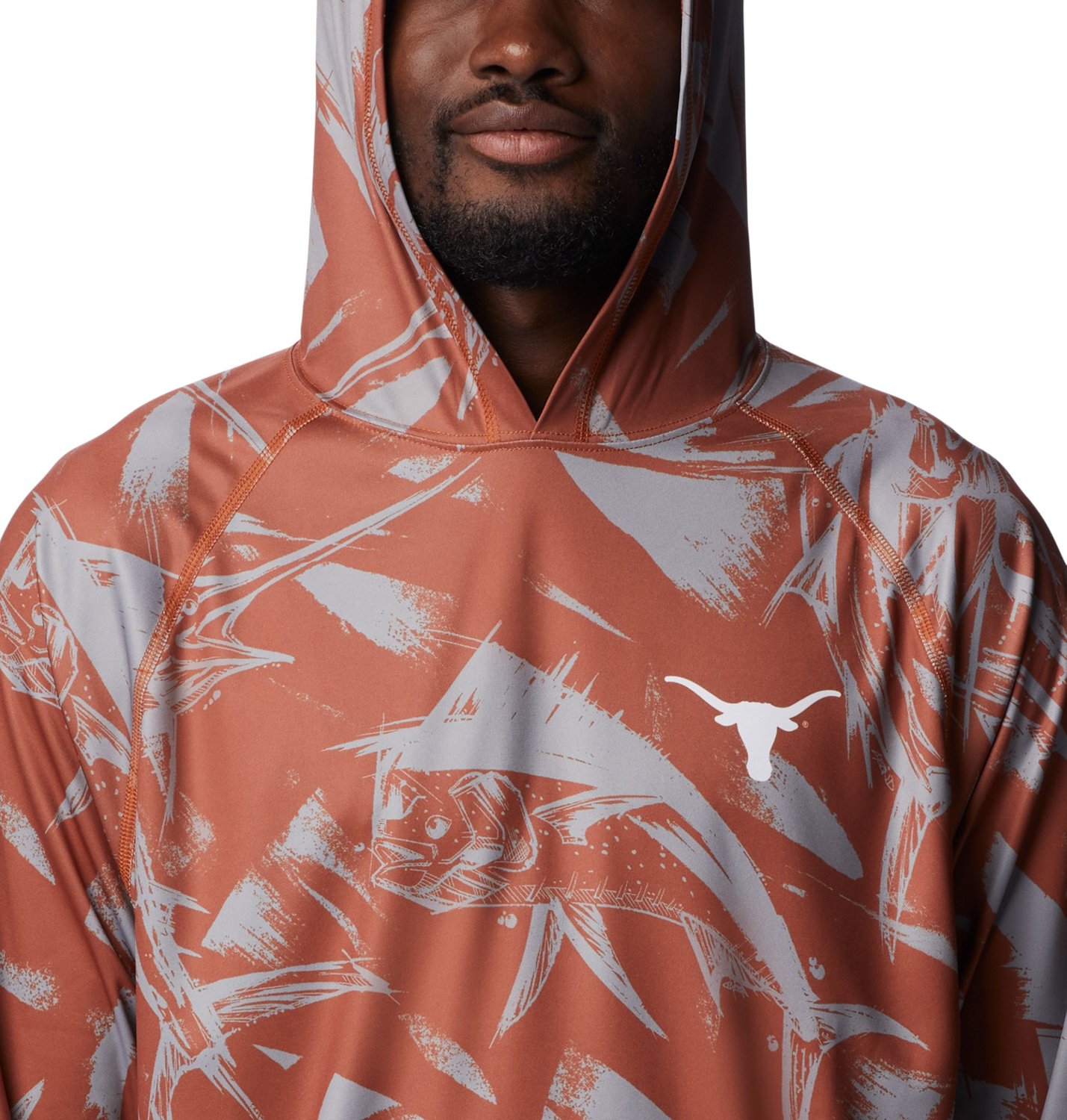 Columbia Sportswear Men's University of Texas Super Terminal Tackle Game Fish Hoodie                                             - view number 4