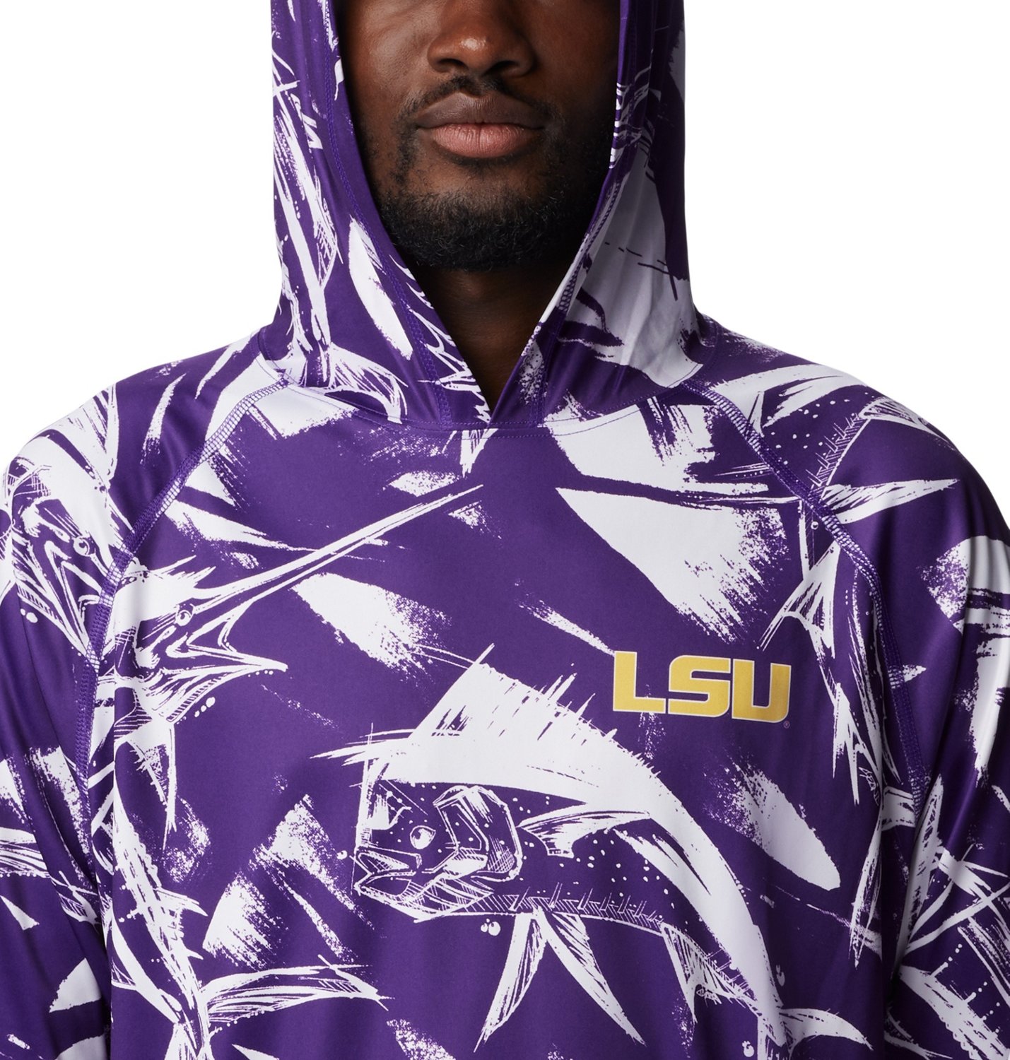 Sportswear Men's Louisiana State University Super Terminal Tackle Game Fish Hoodie - view number 4