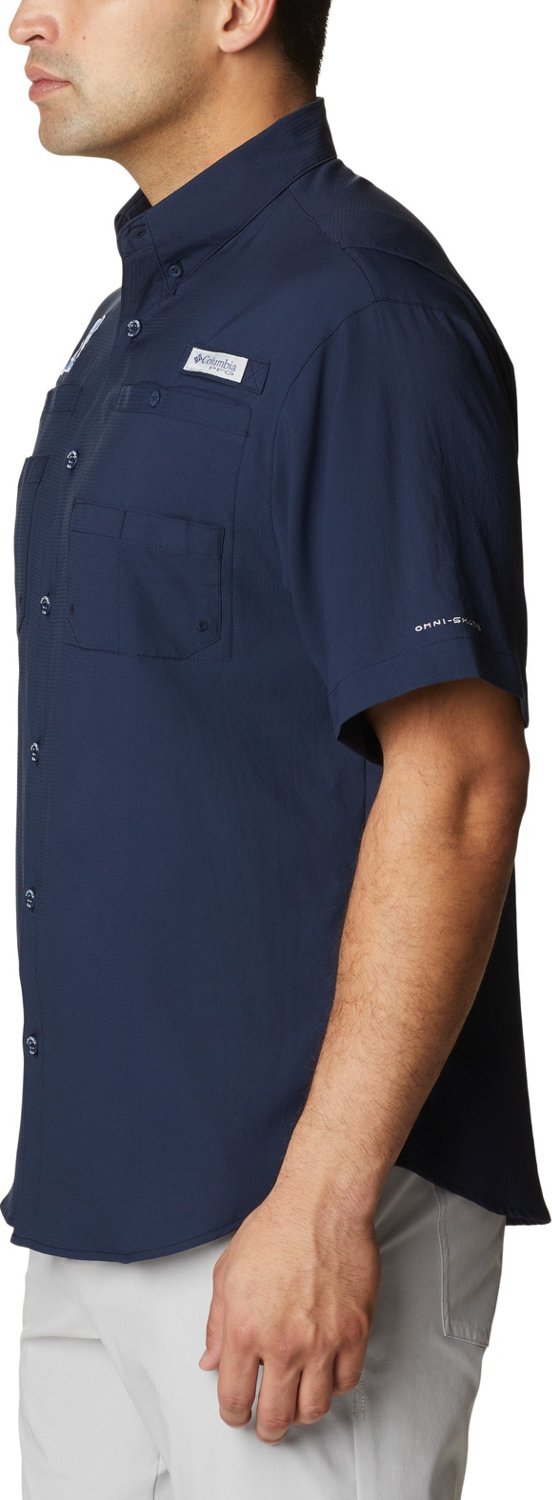 Columbia Sportswear Men's University of North Carolina Tamiami II Short Sleeve Shirt - view number 3