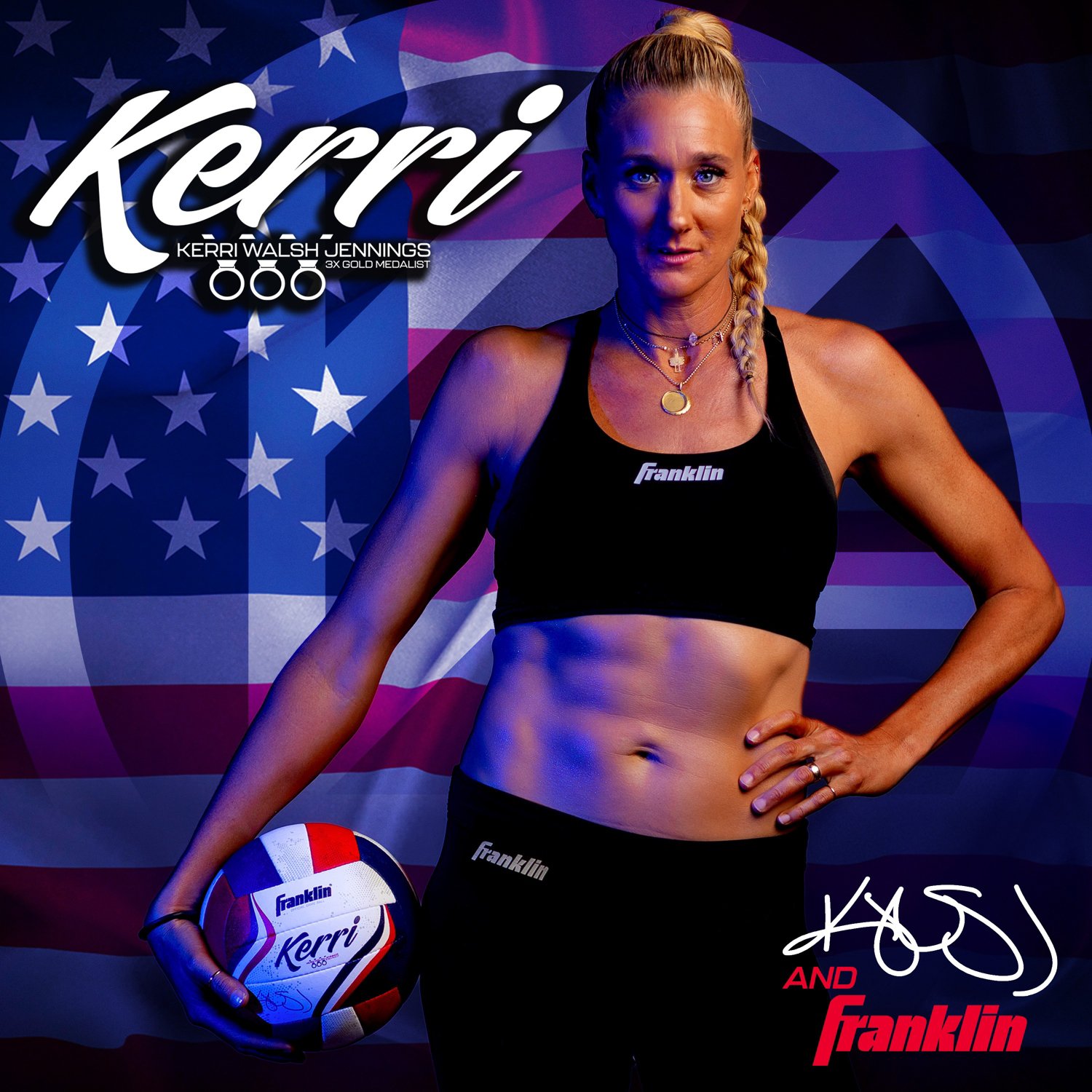 Franklin Kerri Walsh Jennings Team USA Beach Volleyball - view number 8