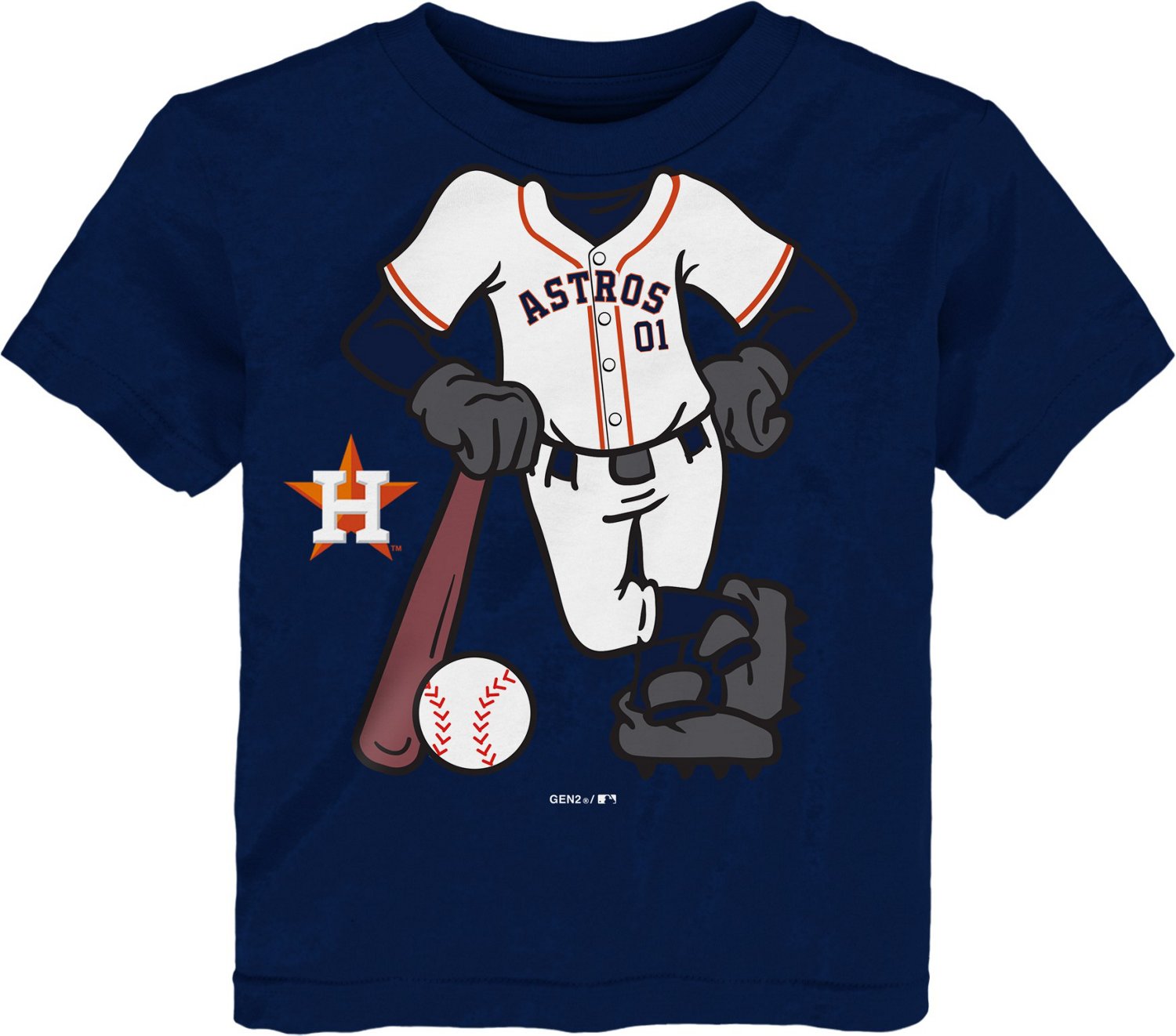 Outerstuff Toddler Boys' Houston Astros I'm The Batter Graphic Tshirt Academy