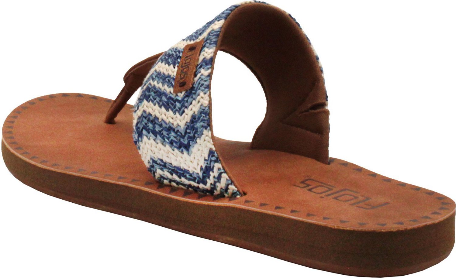 Flojos Women's Grace Raffia Hooded Flip Flops