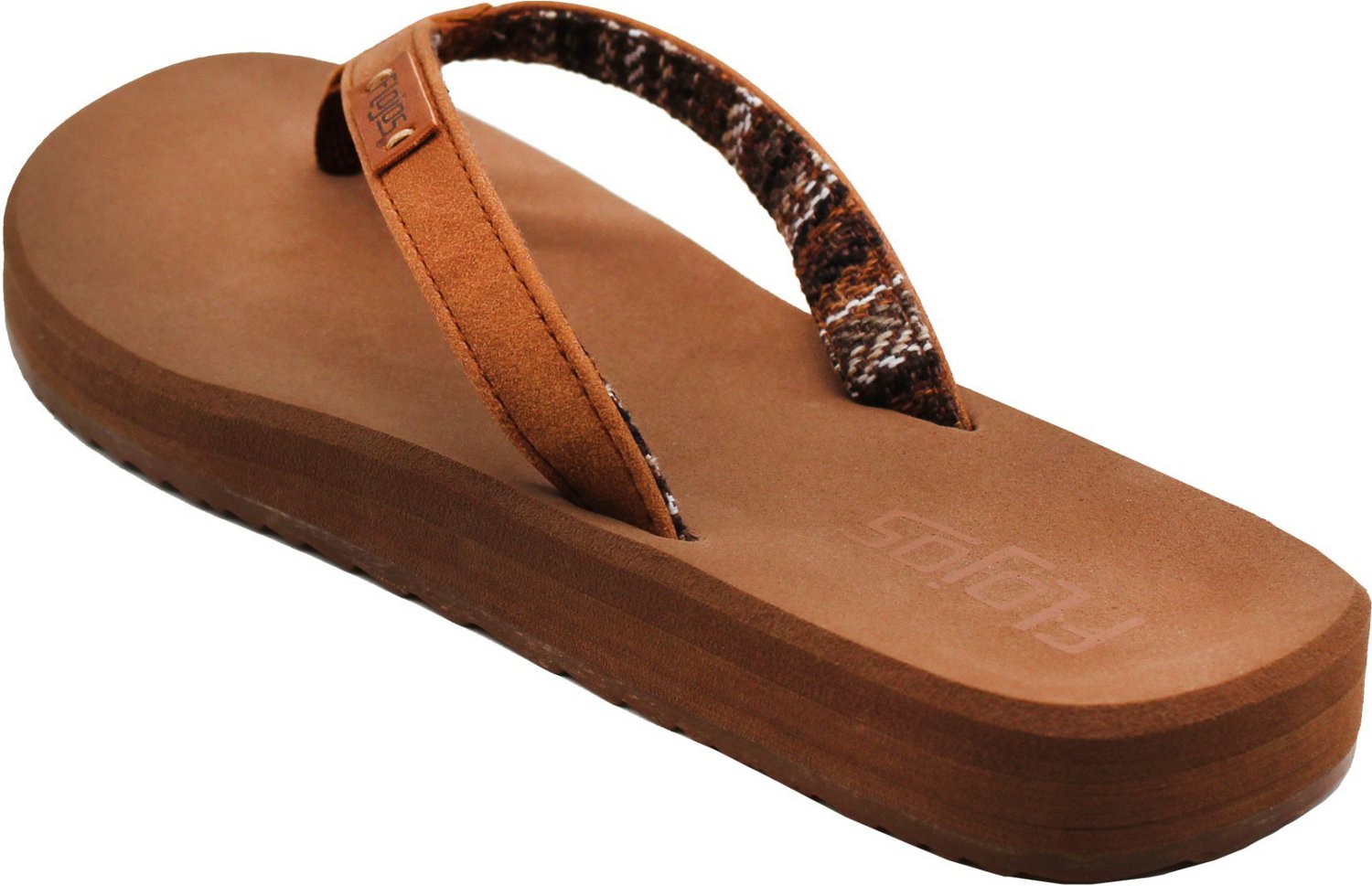 Flojos Women's Billie Patch Logo Flip Flops                                                                                      - view number 2
