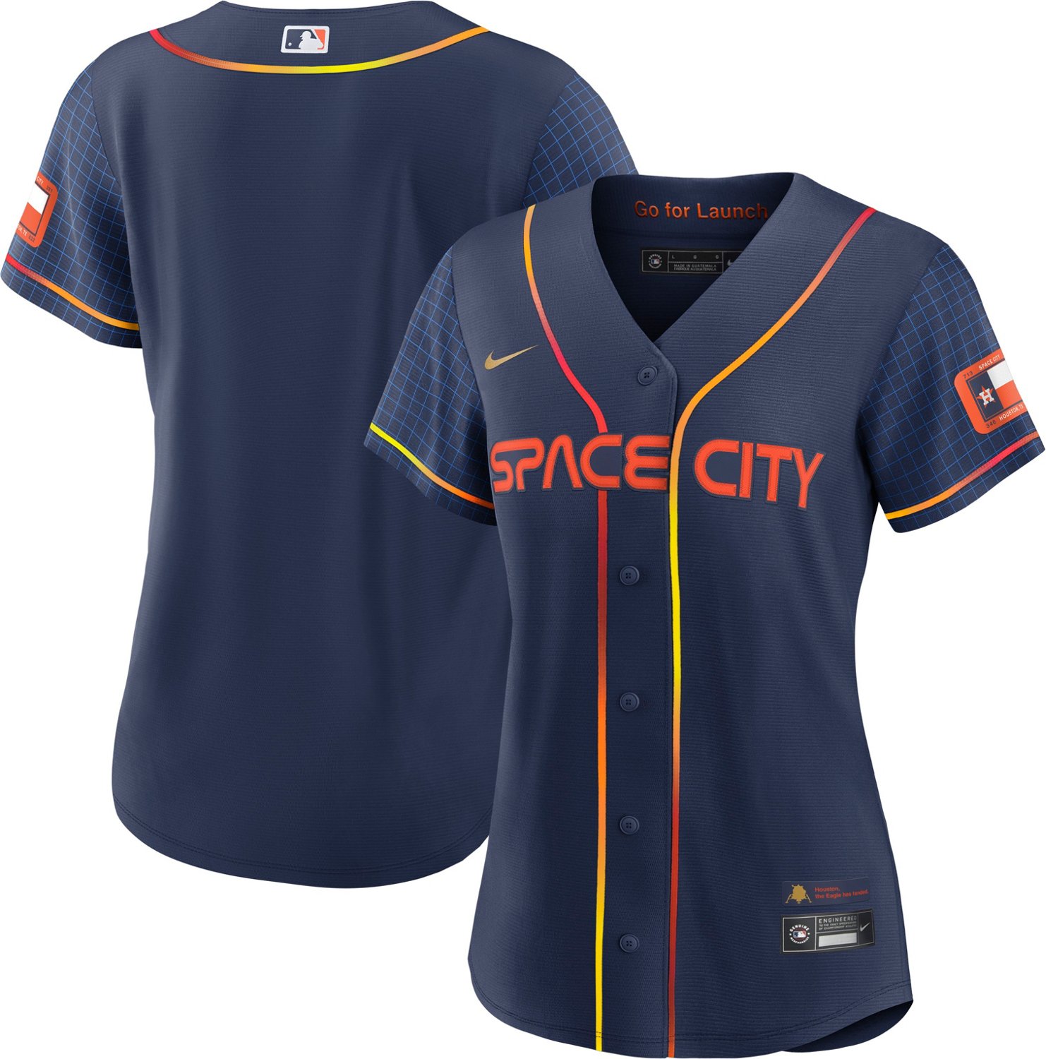 Nike Women's Houston Astros City Connect Replica Jersey - view number 3
