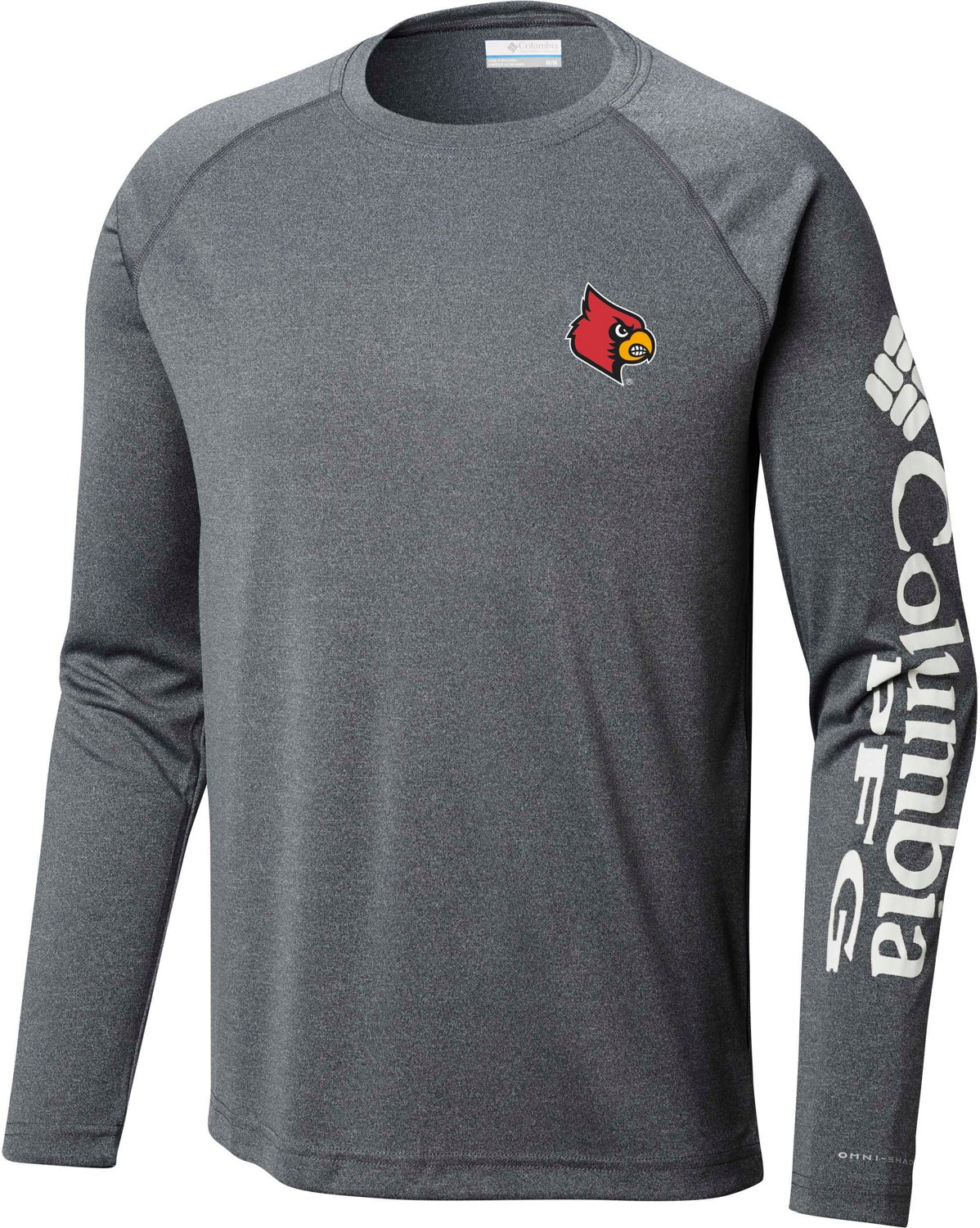 Columbia Sportswear Men's University of Louisville Terminal Tackle Long  Sleeve T-shirt