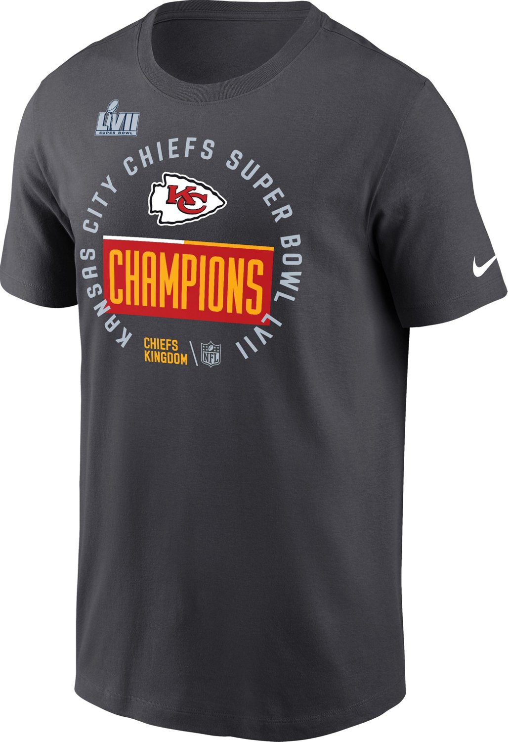 Nike Men's Kansas City Chiefs '22 Super Bowl LVII Champs Trophy Graphic T- shirt