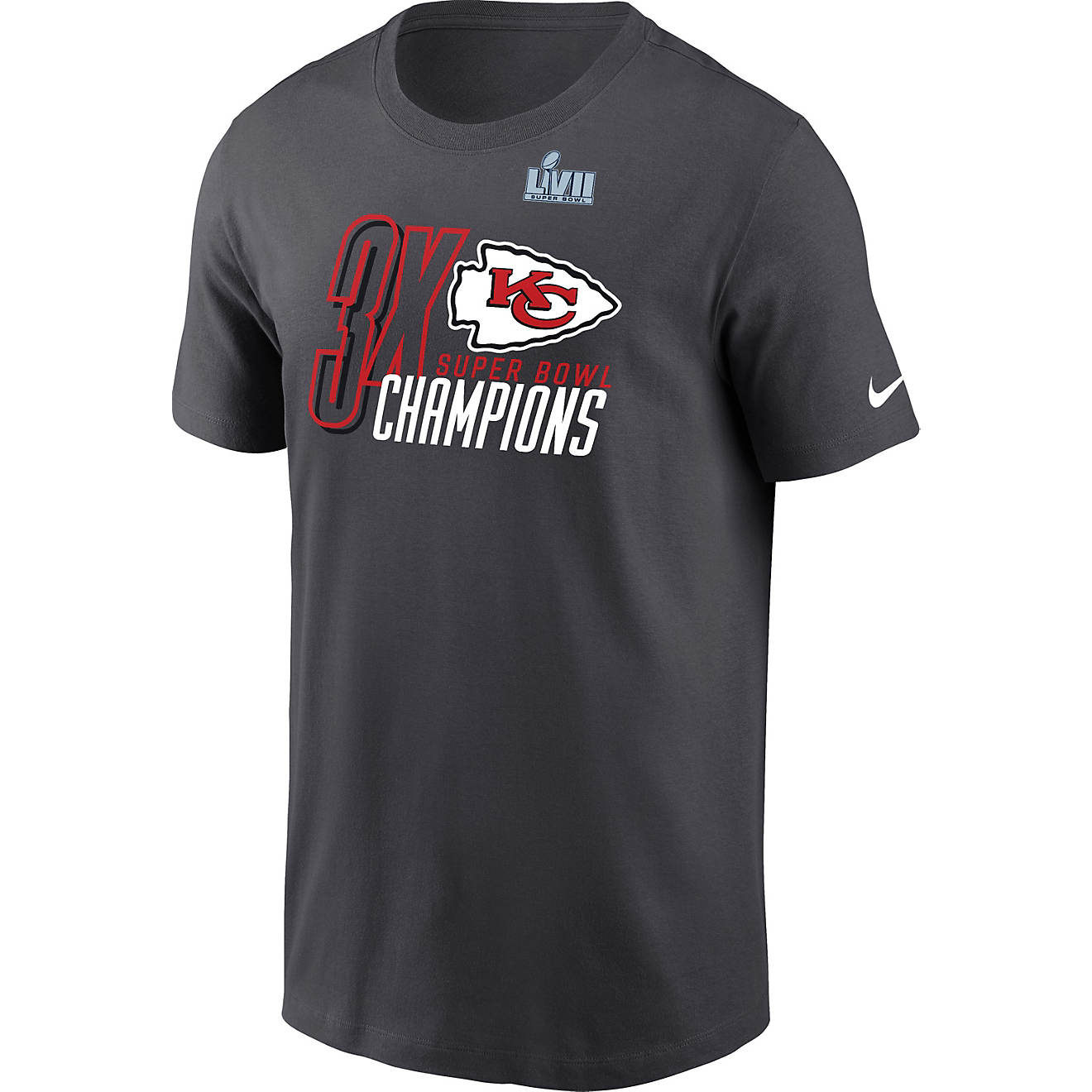 Nike Men’s Kansas City Chiefs ’22 Super Bowl LVII Multi-Champs Graphic T-shirt                                               - view number 1